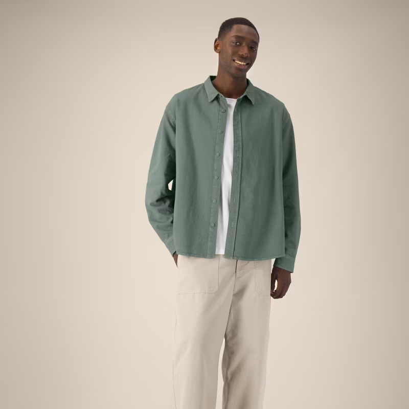 Chemise pour homme de la nouvelle collection Stanley/Stella 2026 de couleur verte