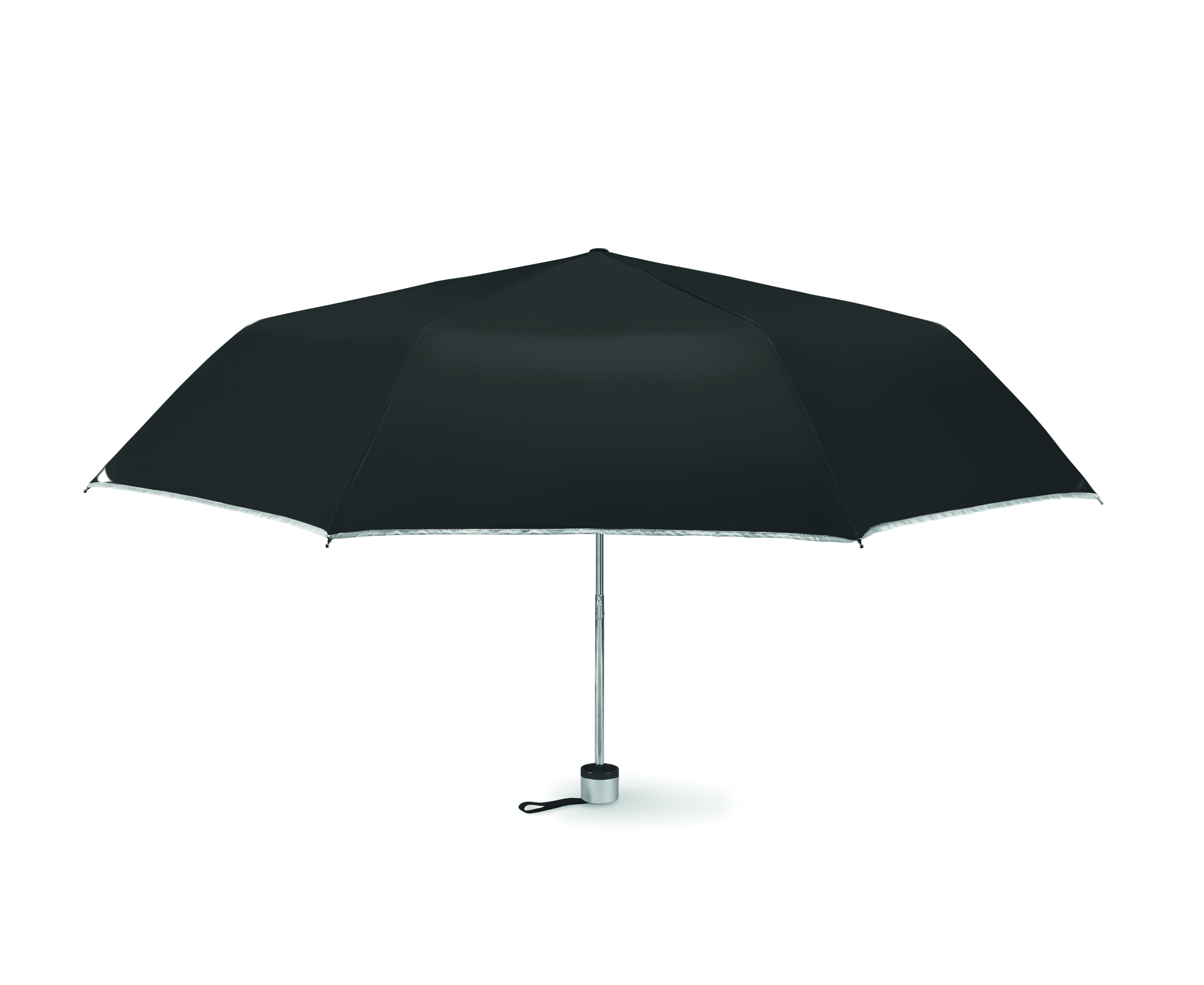 Parapluie pliable à doublure argentée