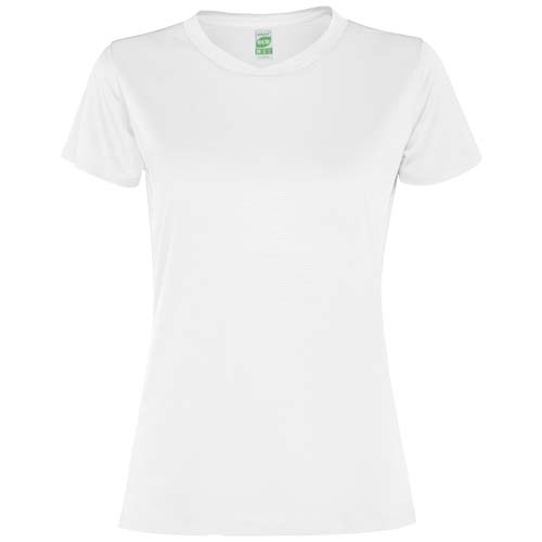 T-shirt de sport Slam manches courtes en tissu synthétique - Femme