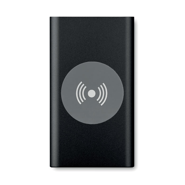 Batterie externe 4 000 mAh sans fil en aluminium recyclé