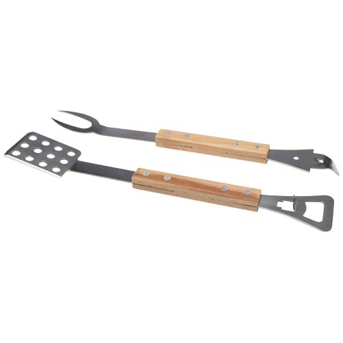 Set barbecue 4-en-1 Fajro en chêne et inox - Seasons