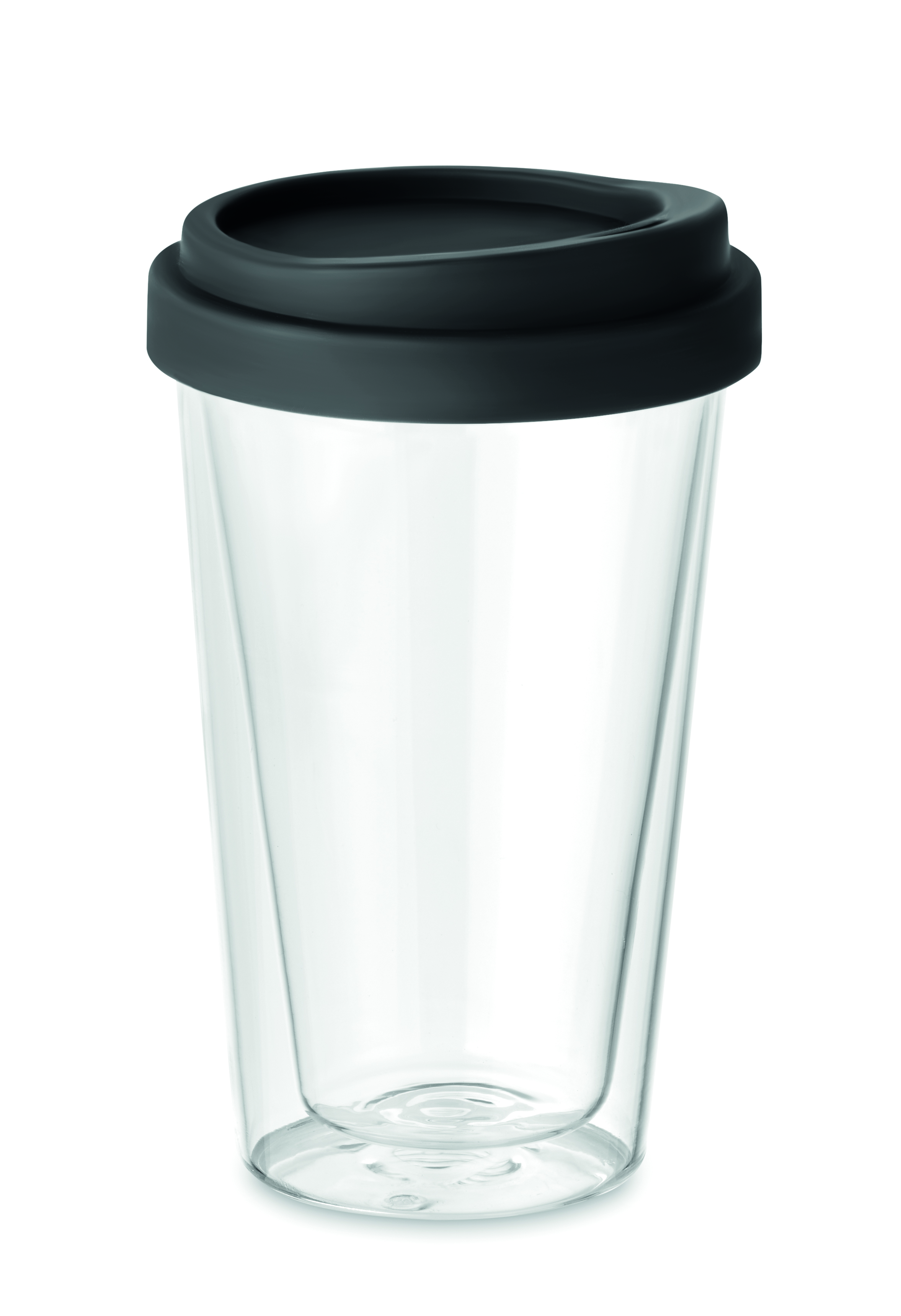 Verre 350 ml double paroi en verre borosilicaté