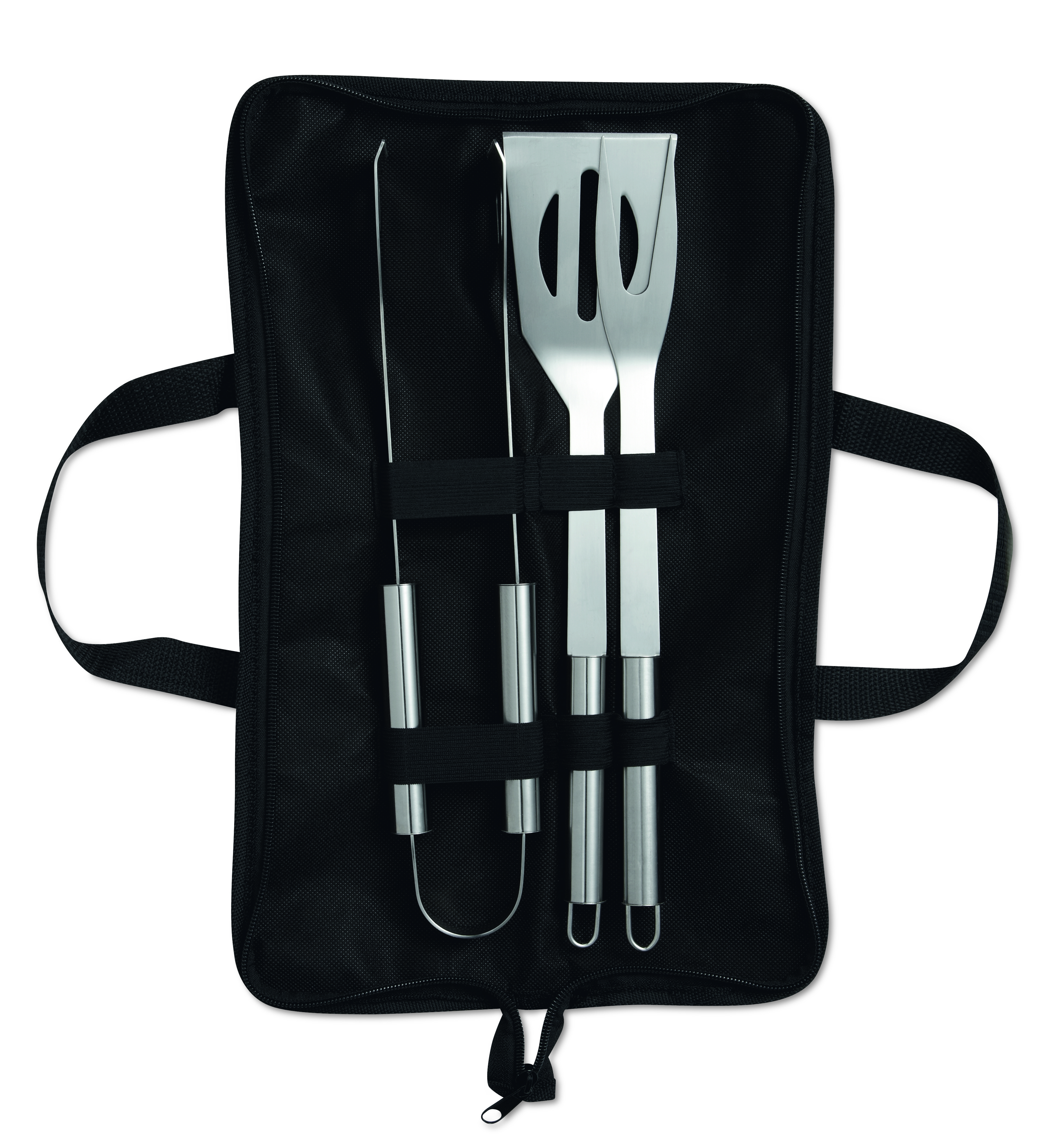Ustensiles de barbecue 3 pièces avec trousse zippée