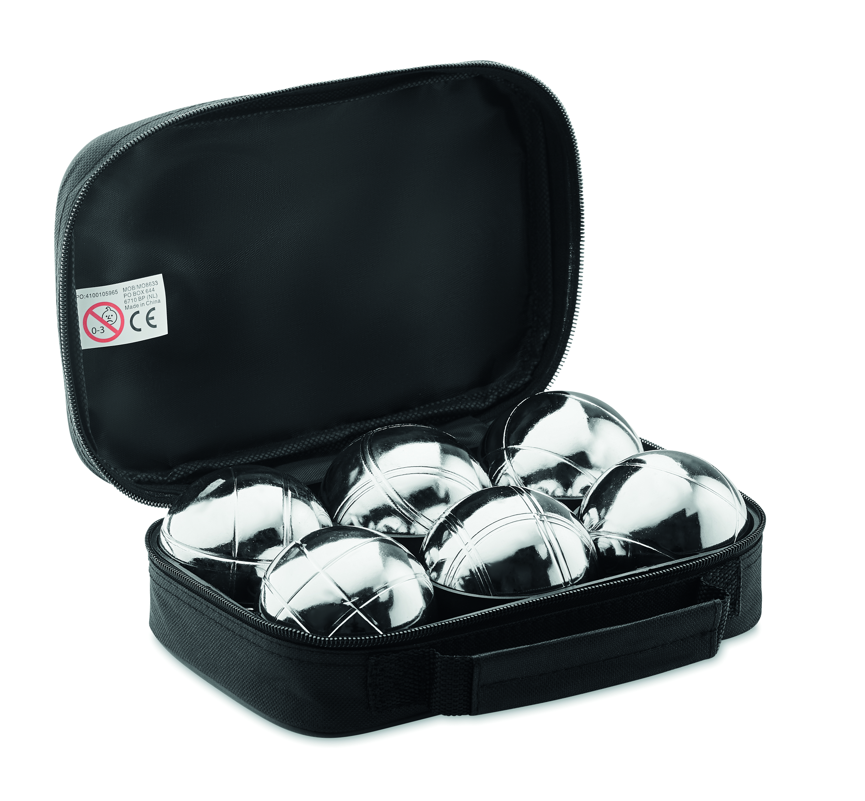 Jeu de pétanque en métal