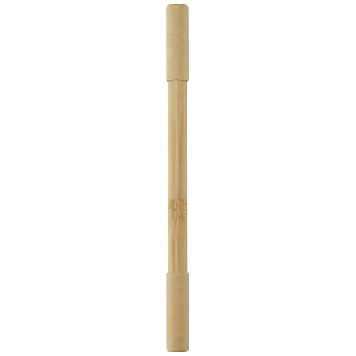 Duo de stylos Samambu encre noire en bambou