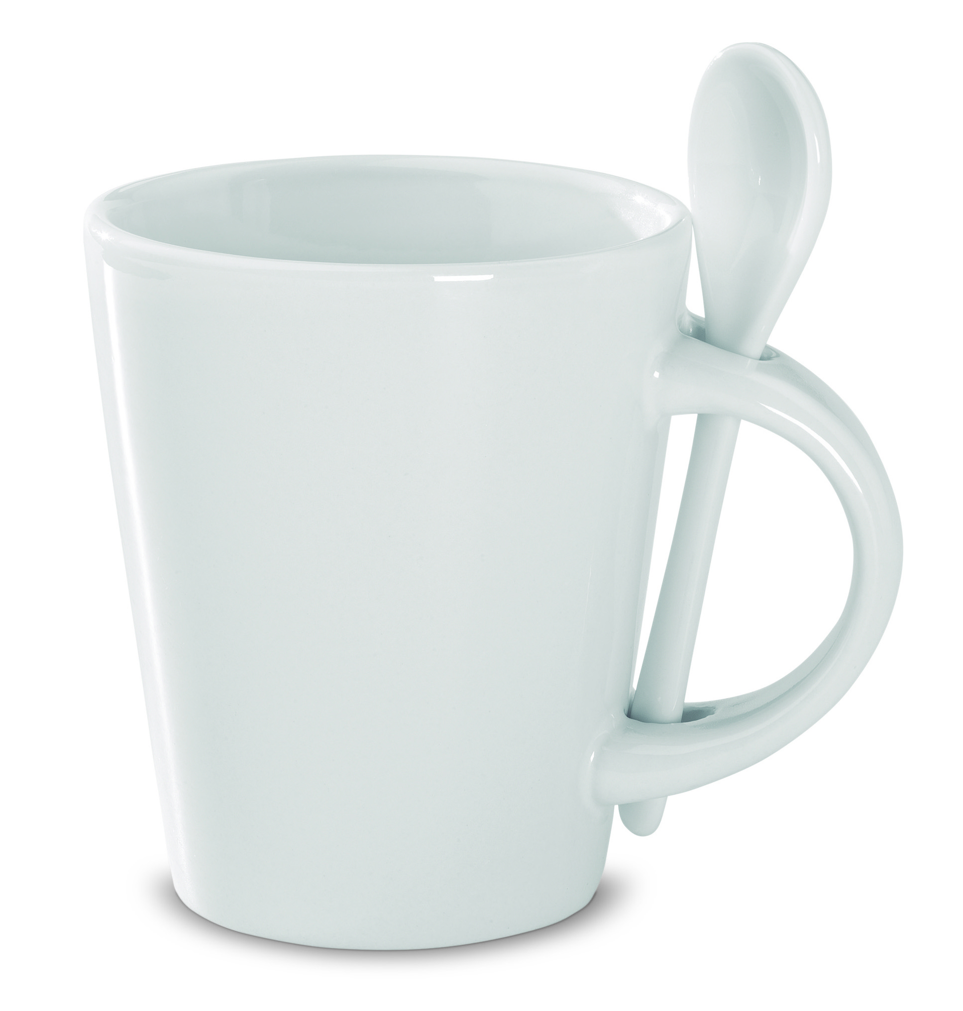 Mug sublimation 300 ml avec cuillère en grès