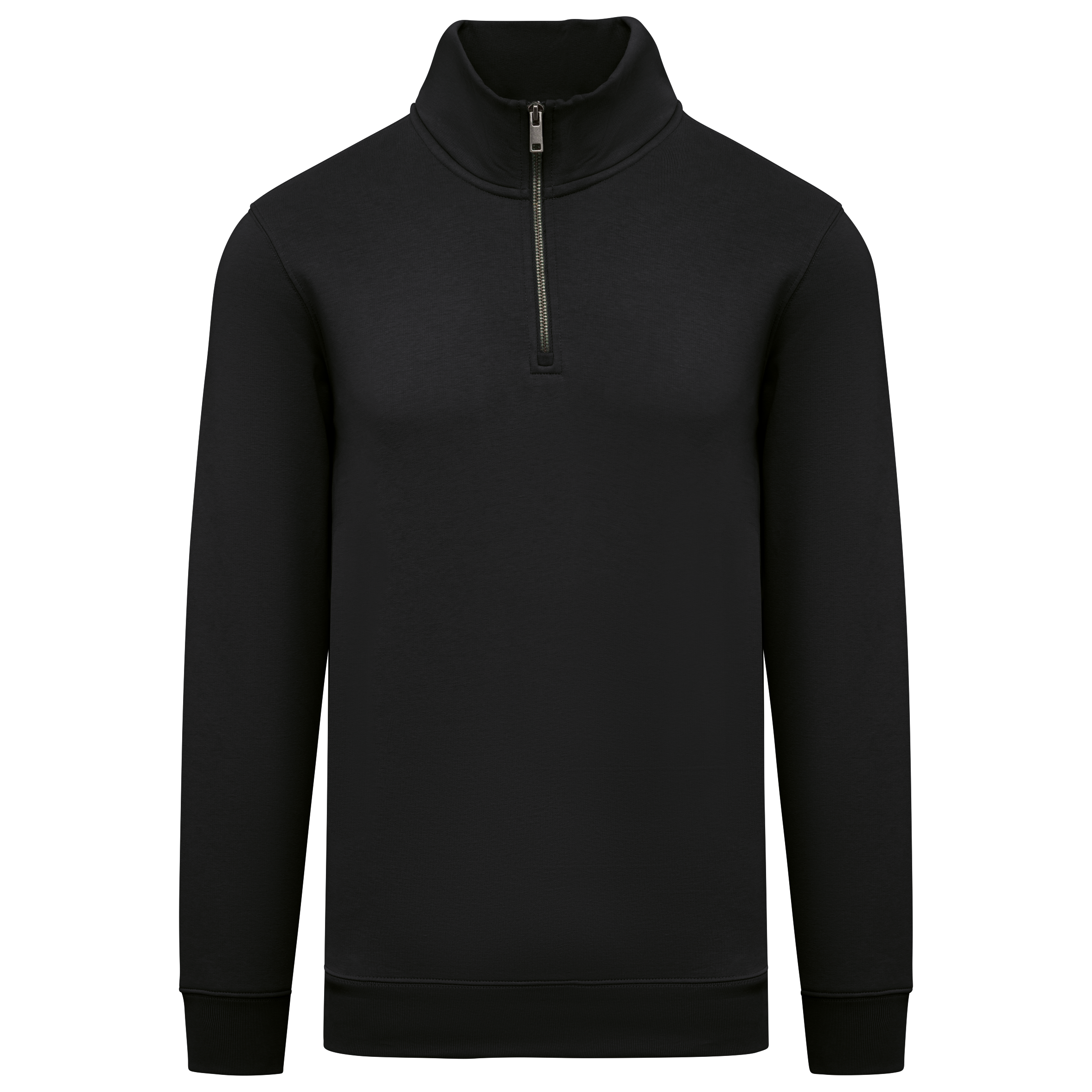 Sweat-shirt 1/4 zip NS428 en coton bio - Homme