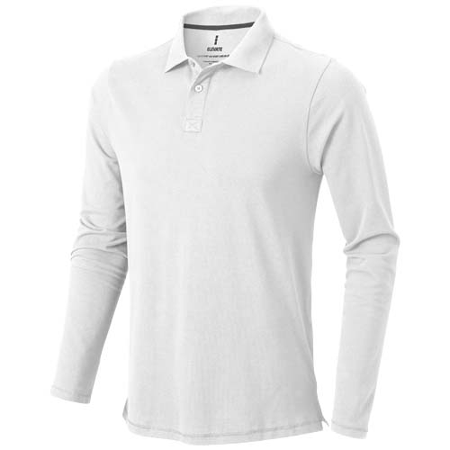 Polo manches longues Oakville en coton - Homme