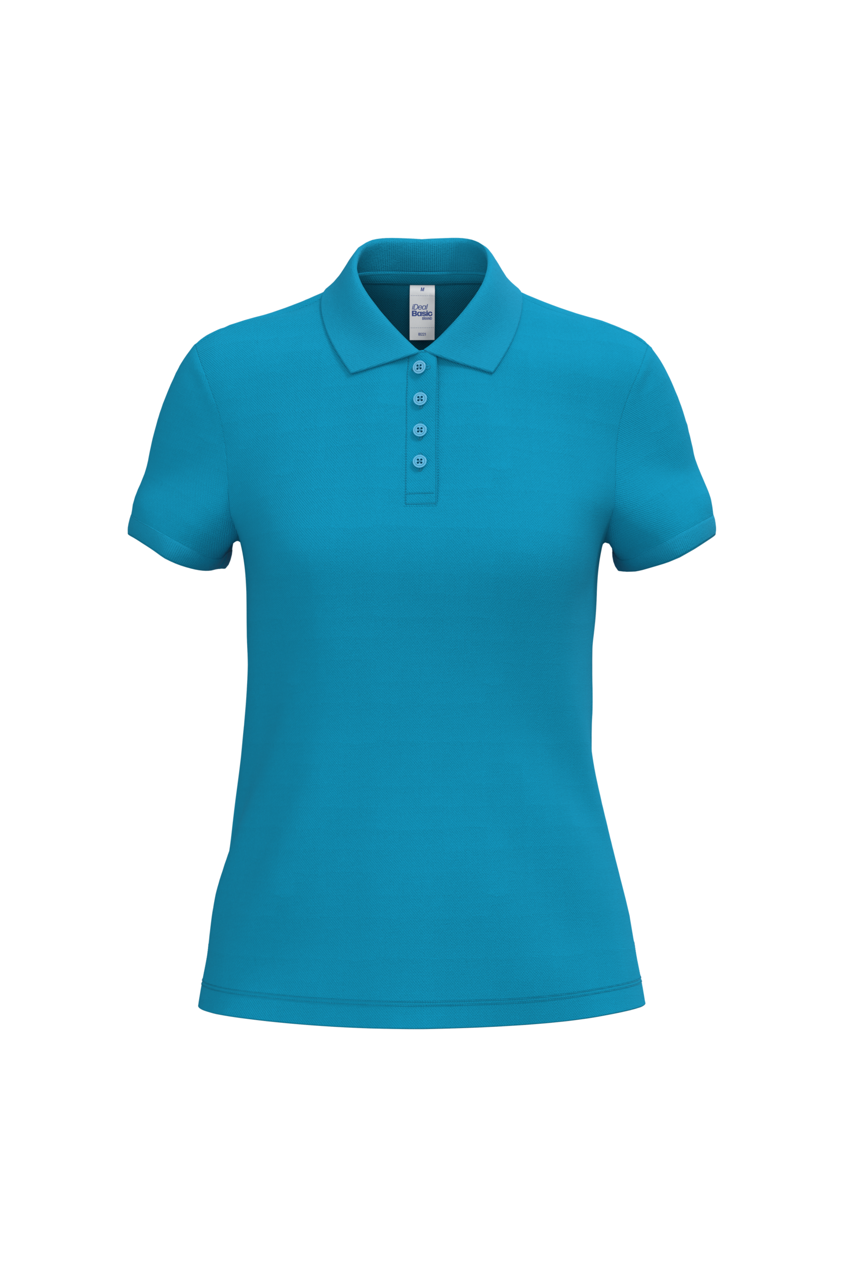 Polo piqué IB221 en coton - Femme