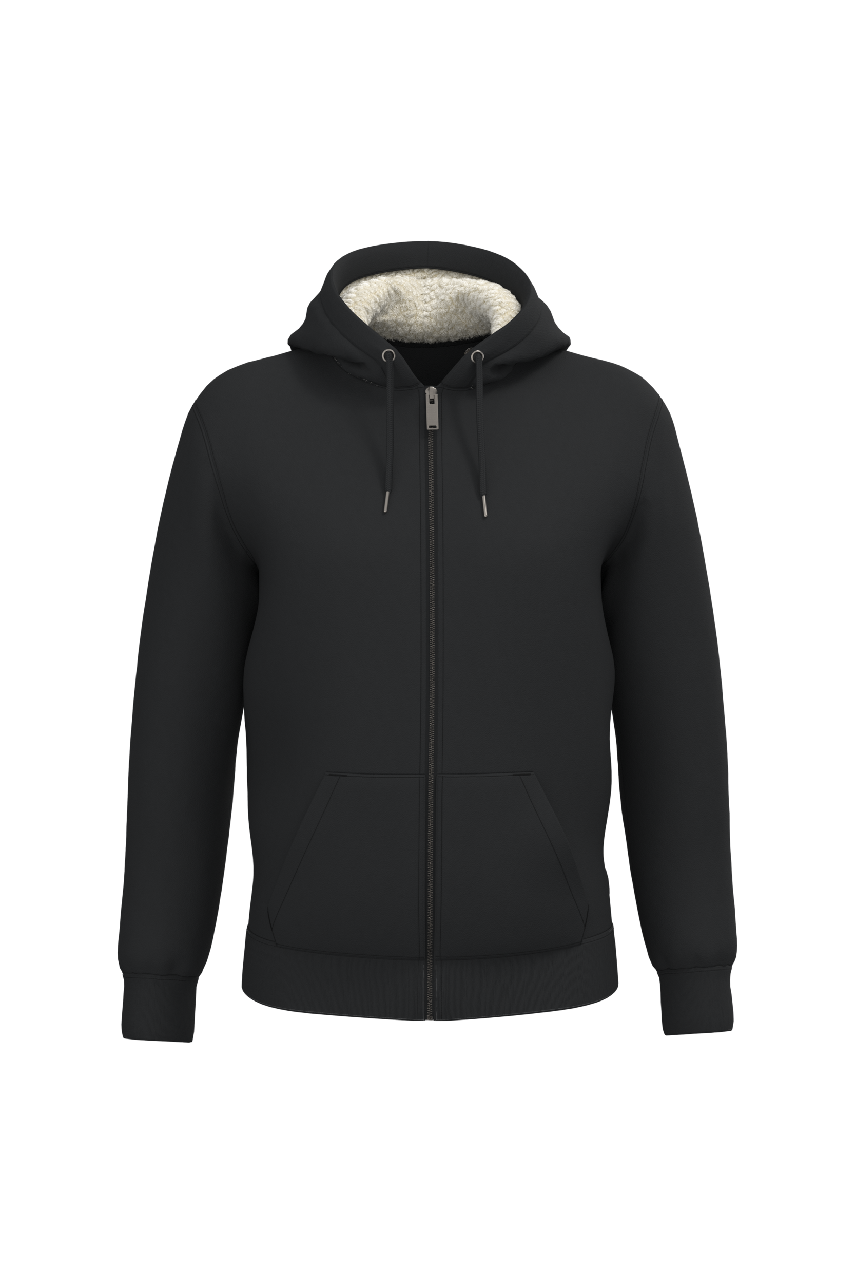 Sweat-shirt zippé NS460 en coton bio - Unisexe