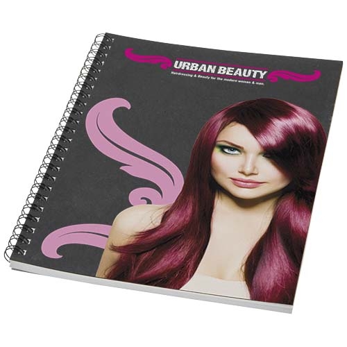 Carnet à spirale A5 Desk-Mate coloré en papier recyclé