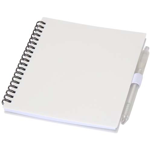 Ensemble carnet souple et stylo à bille en plastique recyclé