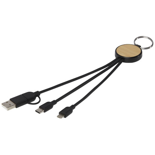 Câble de recharge 6-en-1 Tecta en bambou