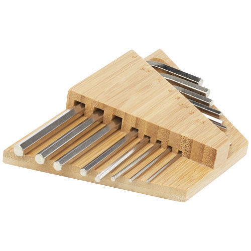 Set de clés Allen 8 tailles en bambou - STAC