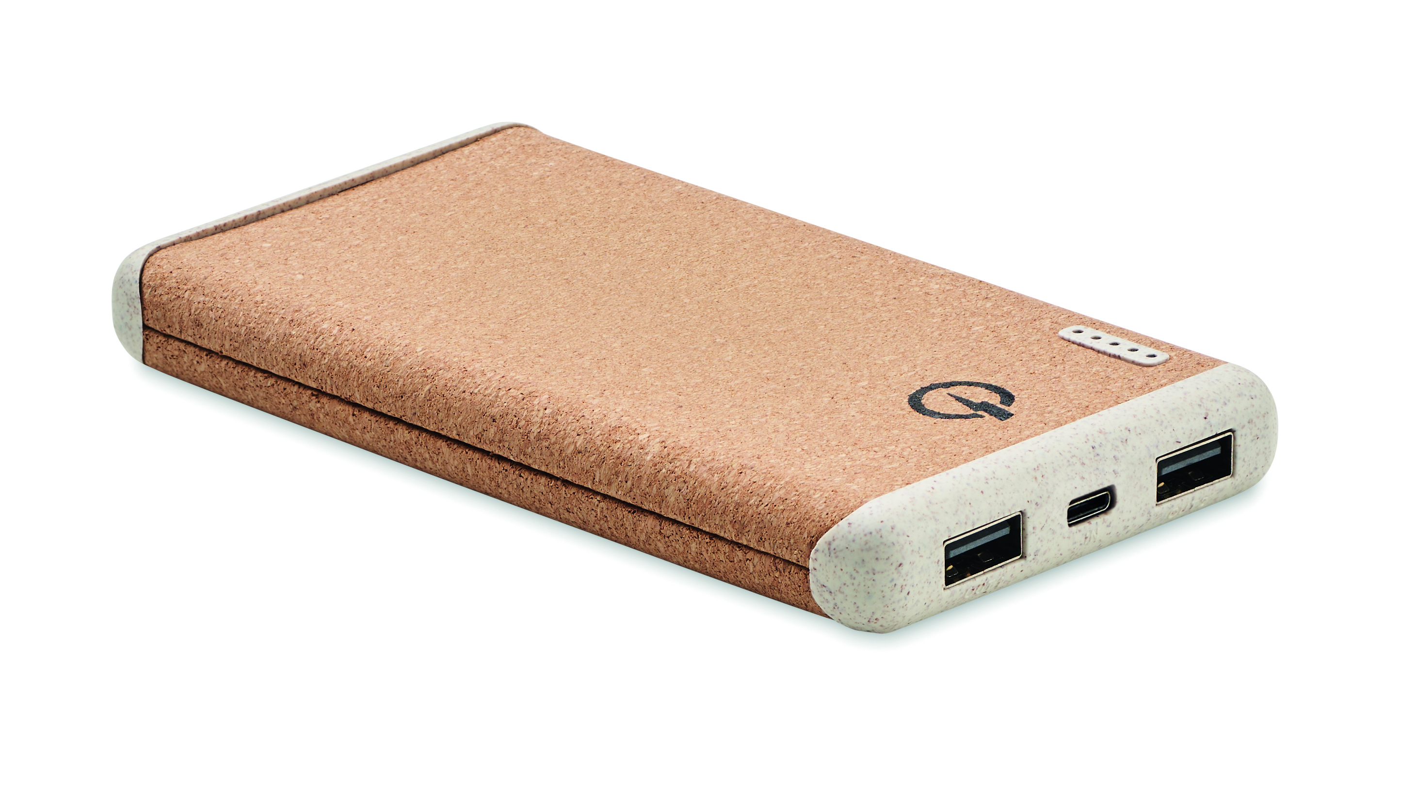 Batterie externe sans fil 10 000 mAh 20 W en liège