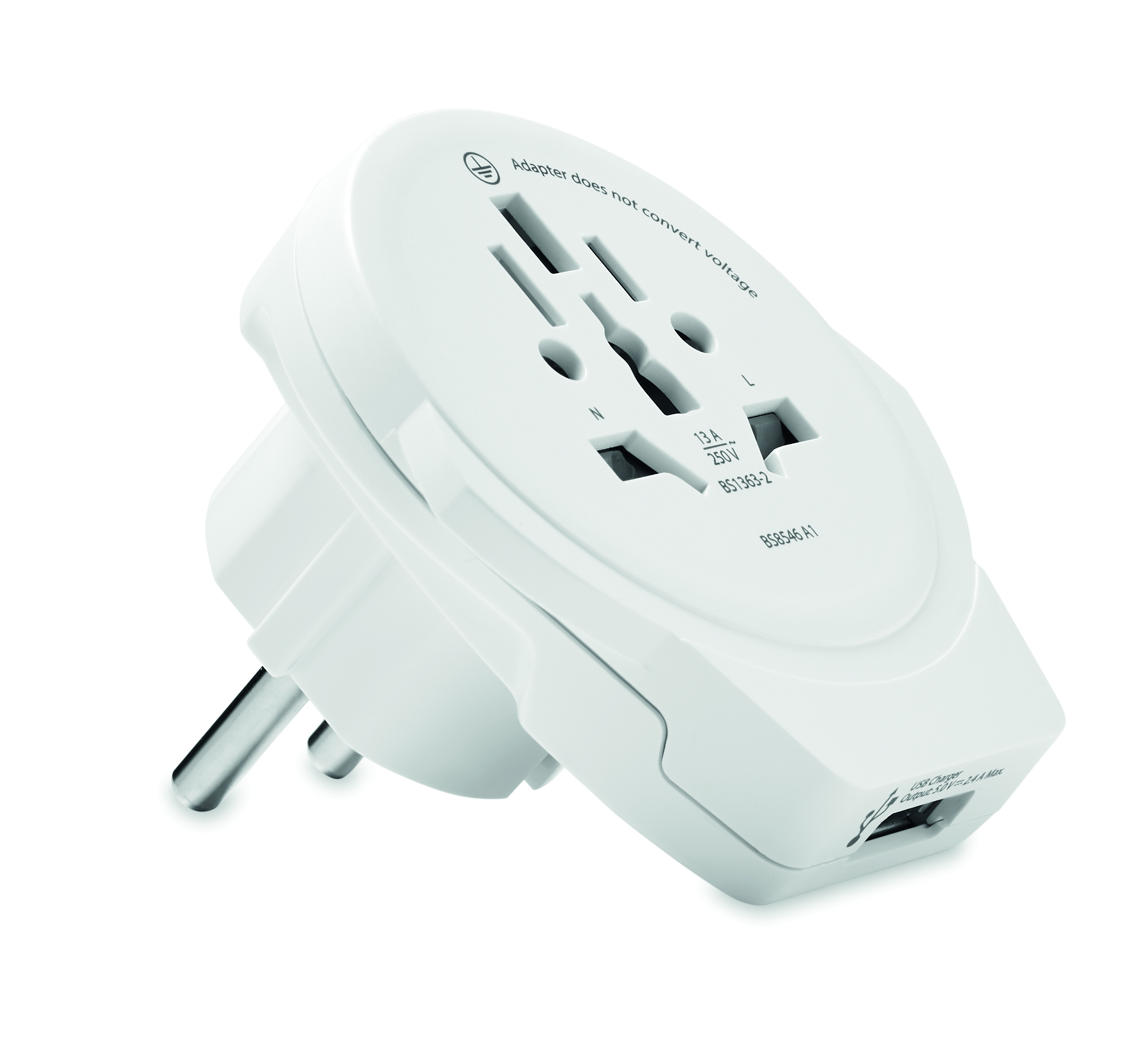 Adaptateur de voyage 12 W World Europe USB - SKROSS