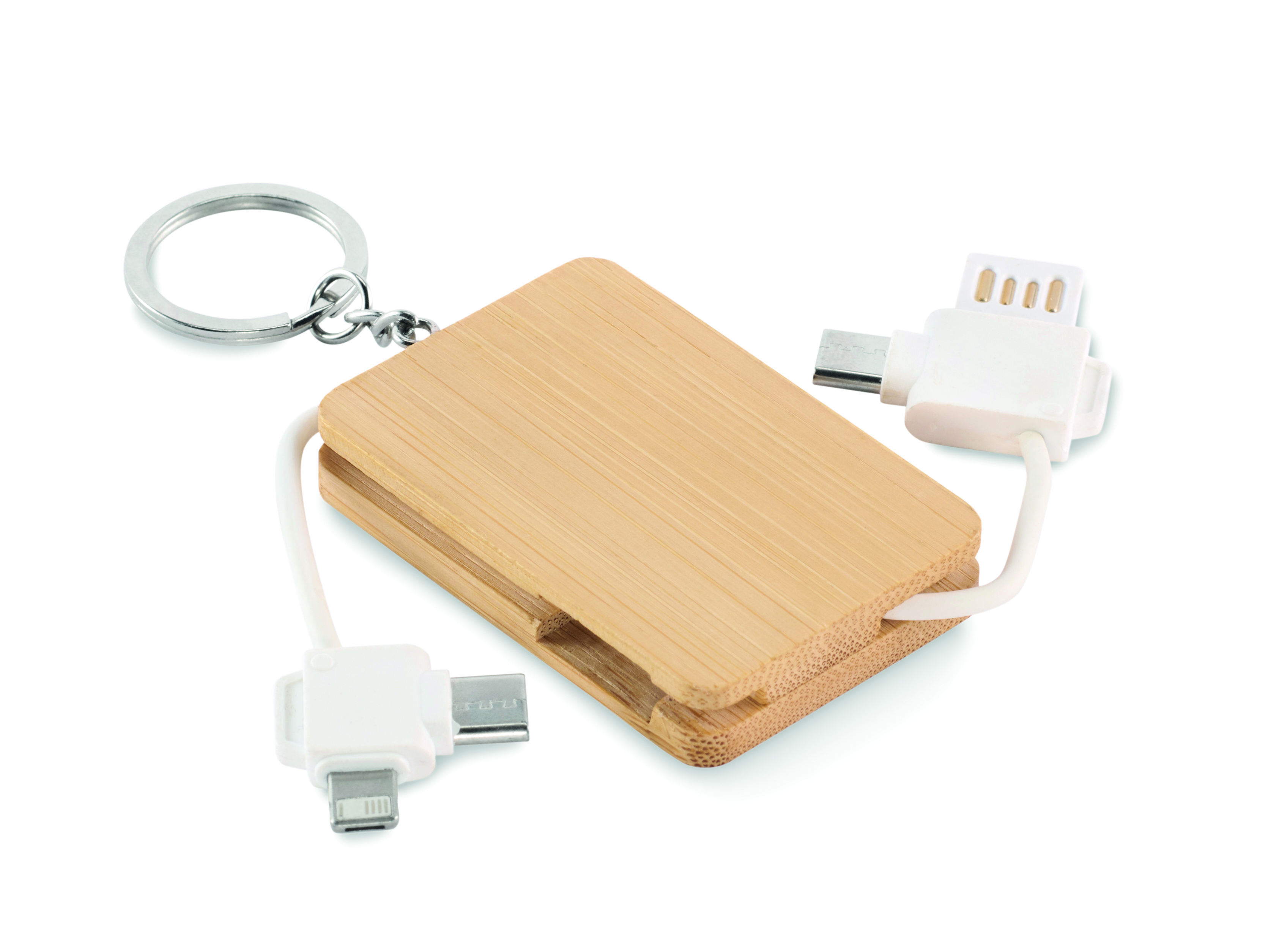 Porte-clés multifonction avec câble de charge