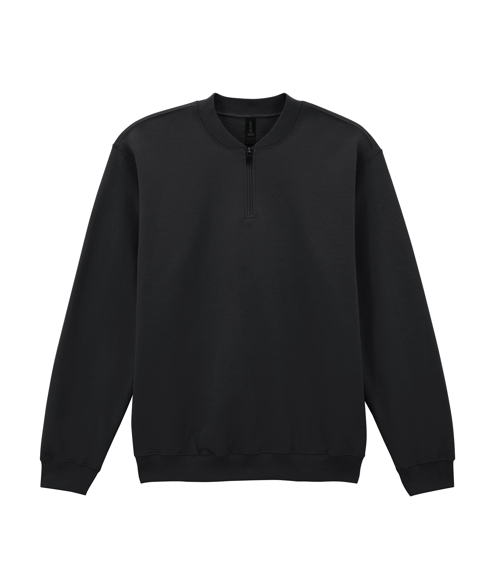 Sweat-shirt 1/4 zip Softstyle Midweight SF008 en polycoton - Unisexe