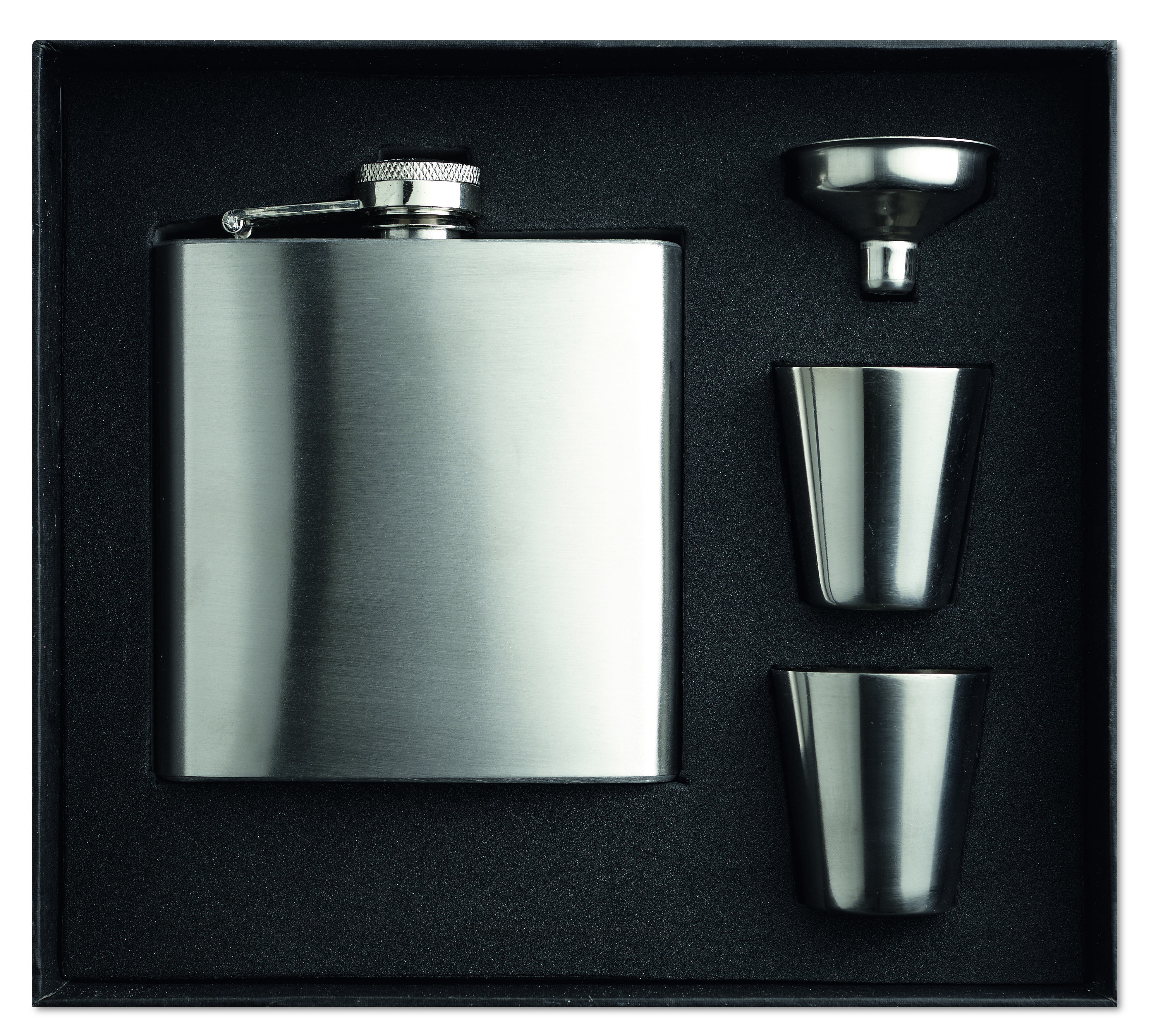 Flasque de poche 175 ml avec gobelets