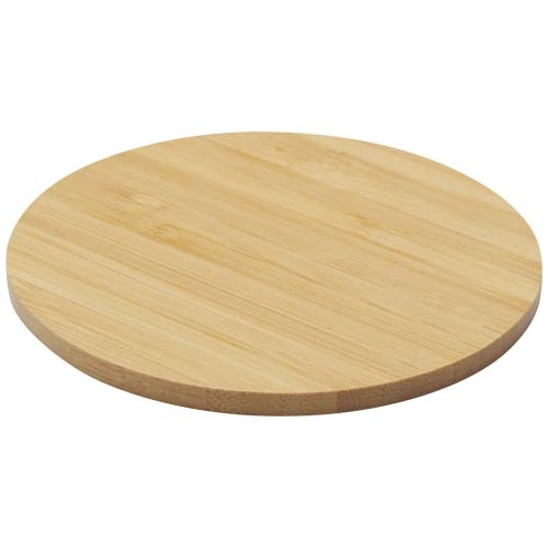 Dessous de verre rond en bambou