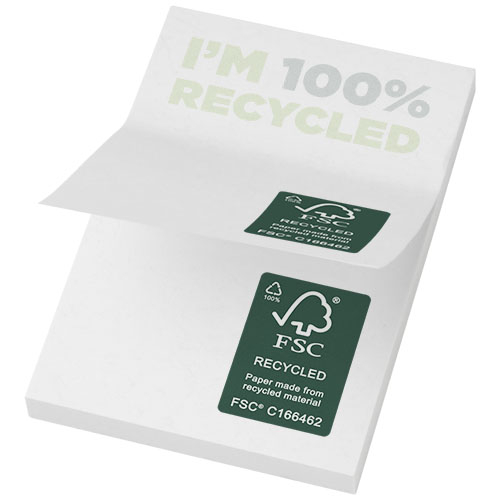 Notes adhésives recyclées 50 x 75 mm Sticky-Mate