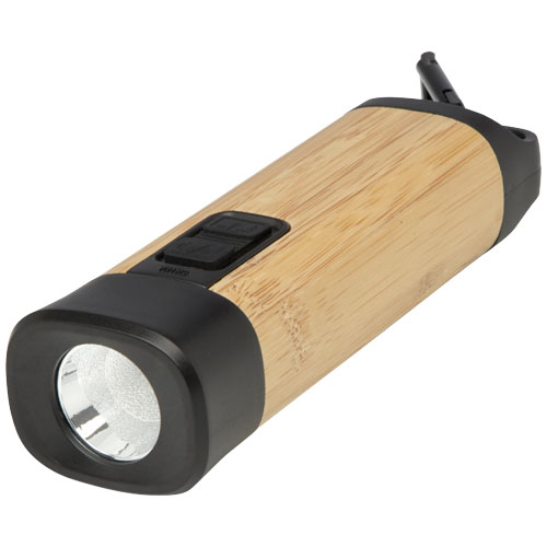 Lampe torche Kuma en bambou et plastique recyclé - STAC