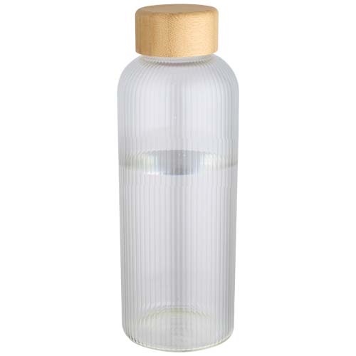 Bouteille 650 ml Mirage en verre borosilicate et bambou
