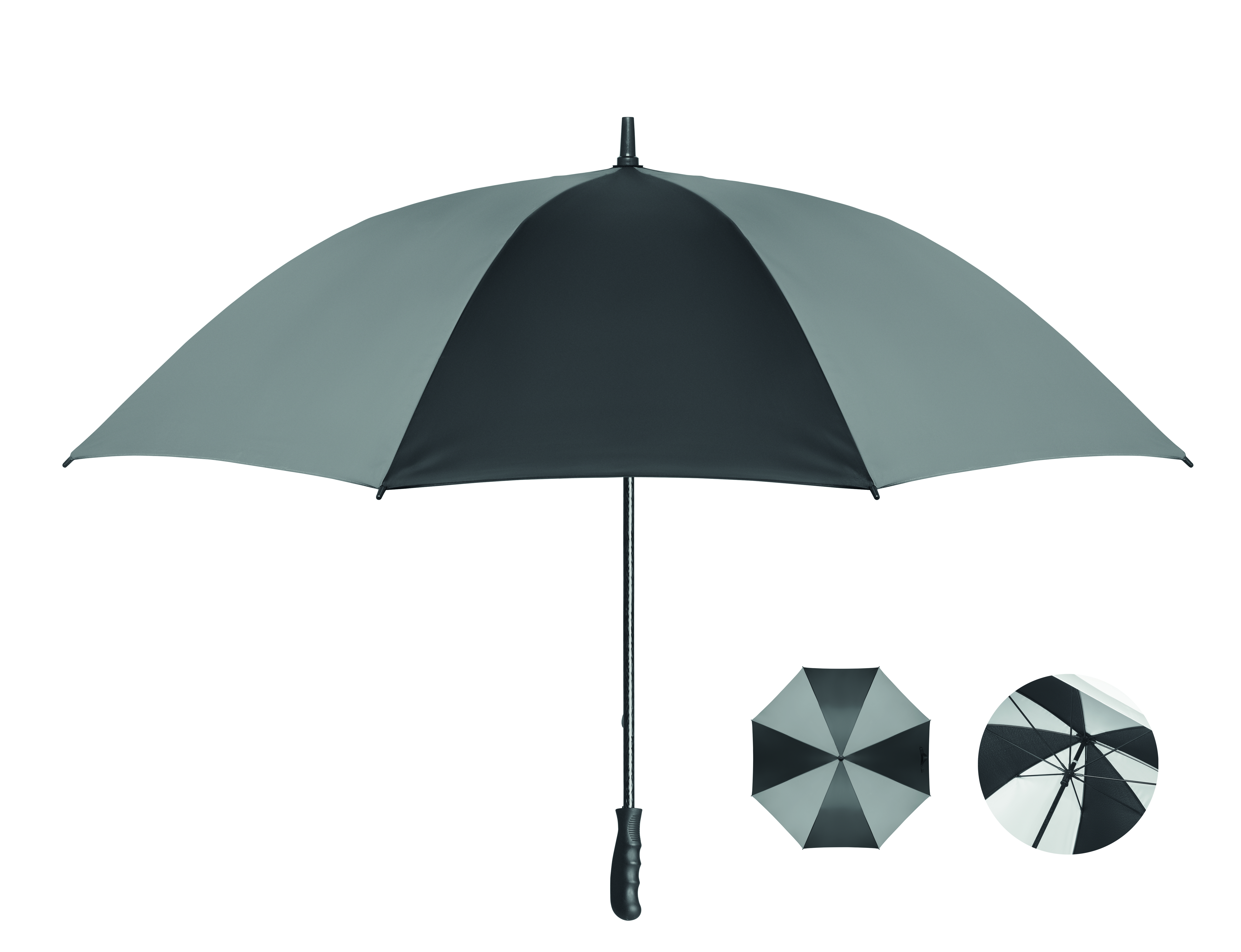 Parapluie tempête 30" manuel réfléchissant