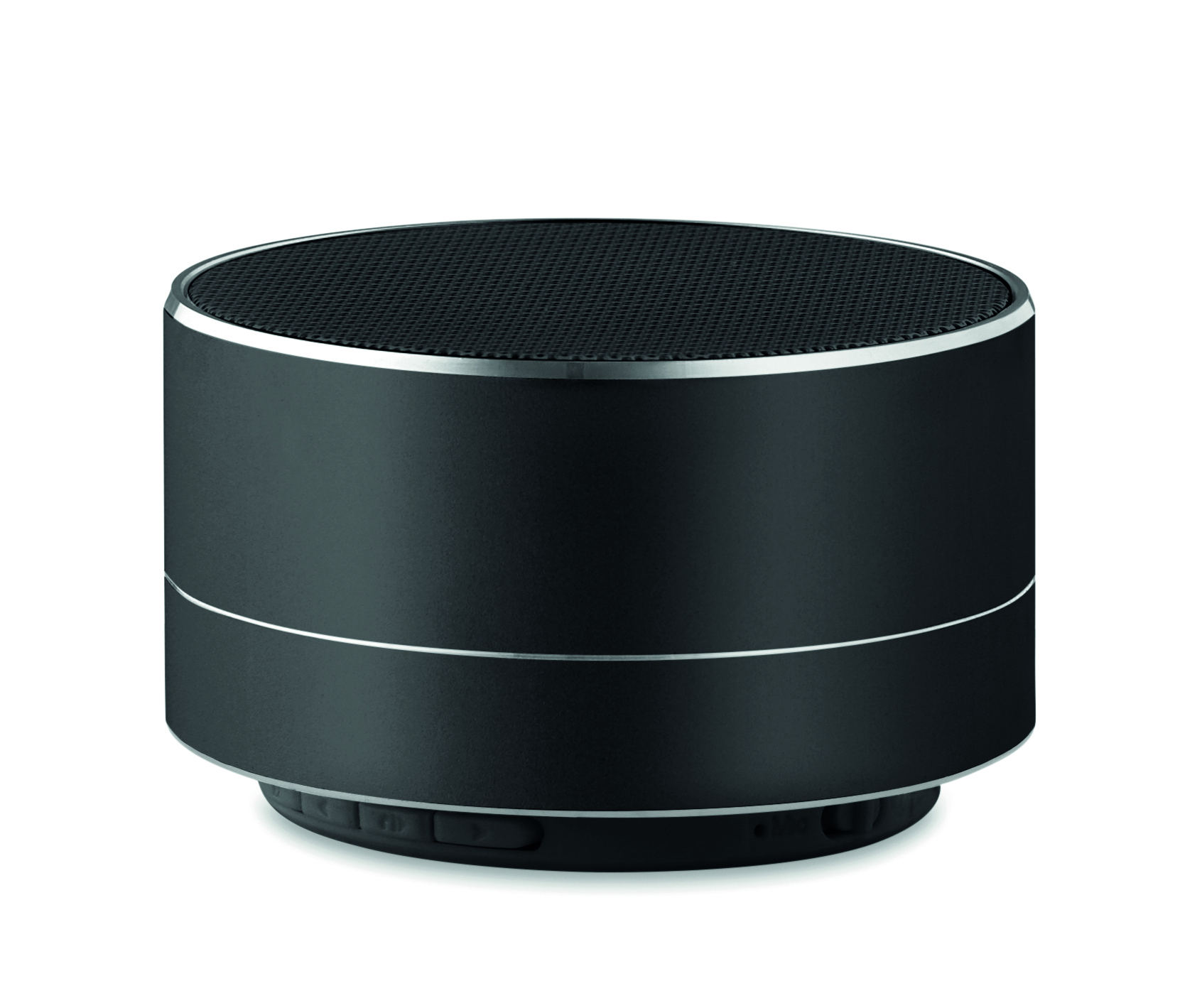 Haut-parleur sans fil rond en aluminium