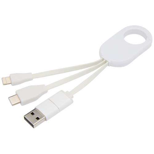 Câble de charge 4-en-1 Troop en plastique recyclé