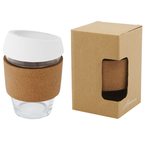 Gobelet 360 ml Lidan en verre borosilicate et liège
