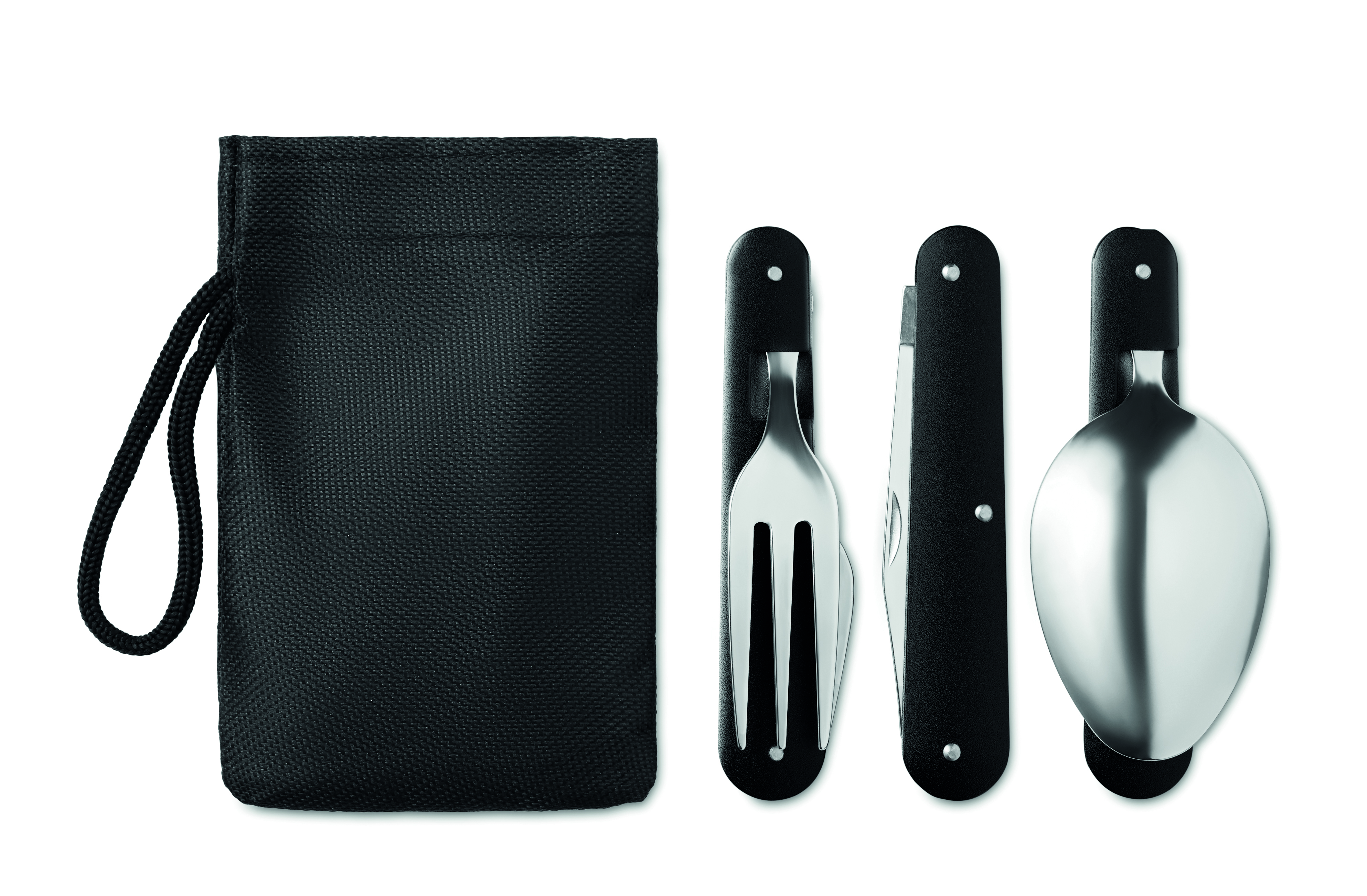 Couverts de camping en inox et aluminium