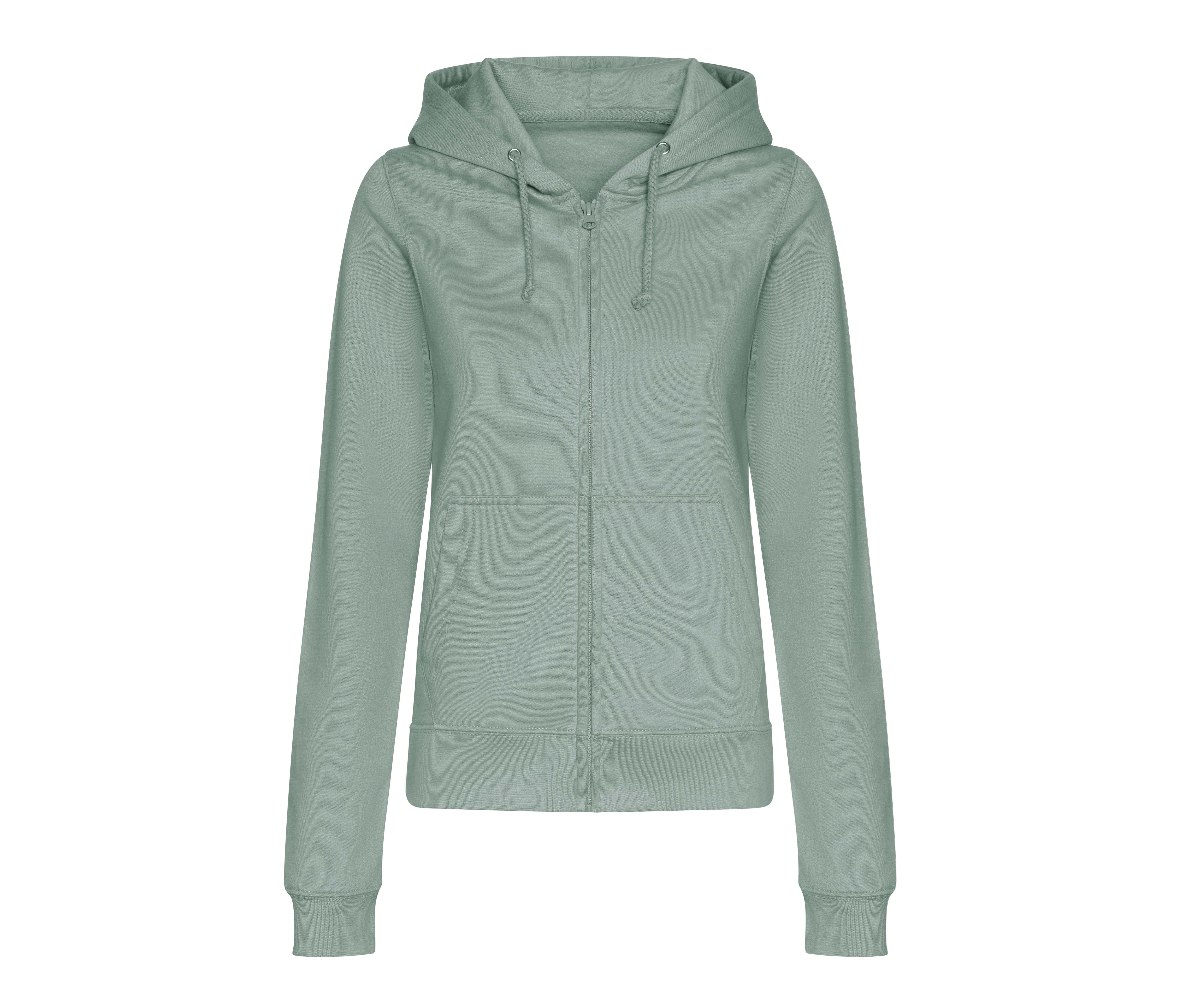 Sweat-shirt zippé à capuche College JH050F en polycoton - Femme