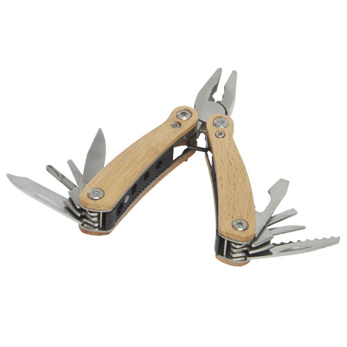 Outil multifonction 12 fonctions Anderson en inox et bois