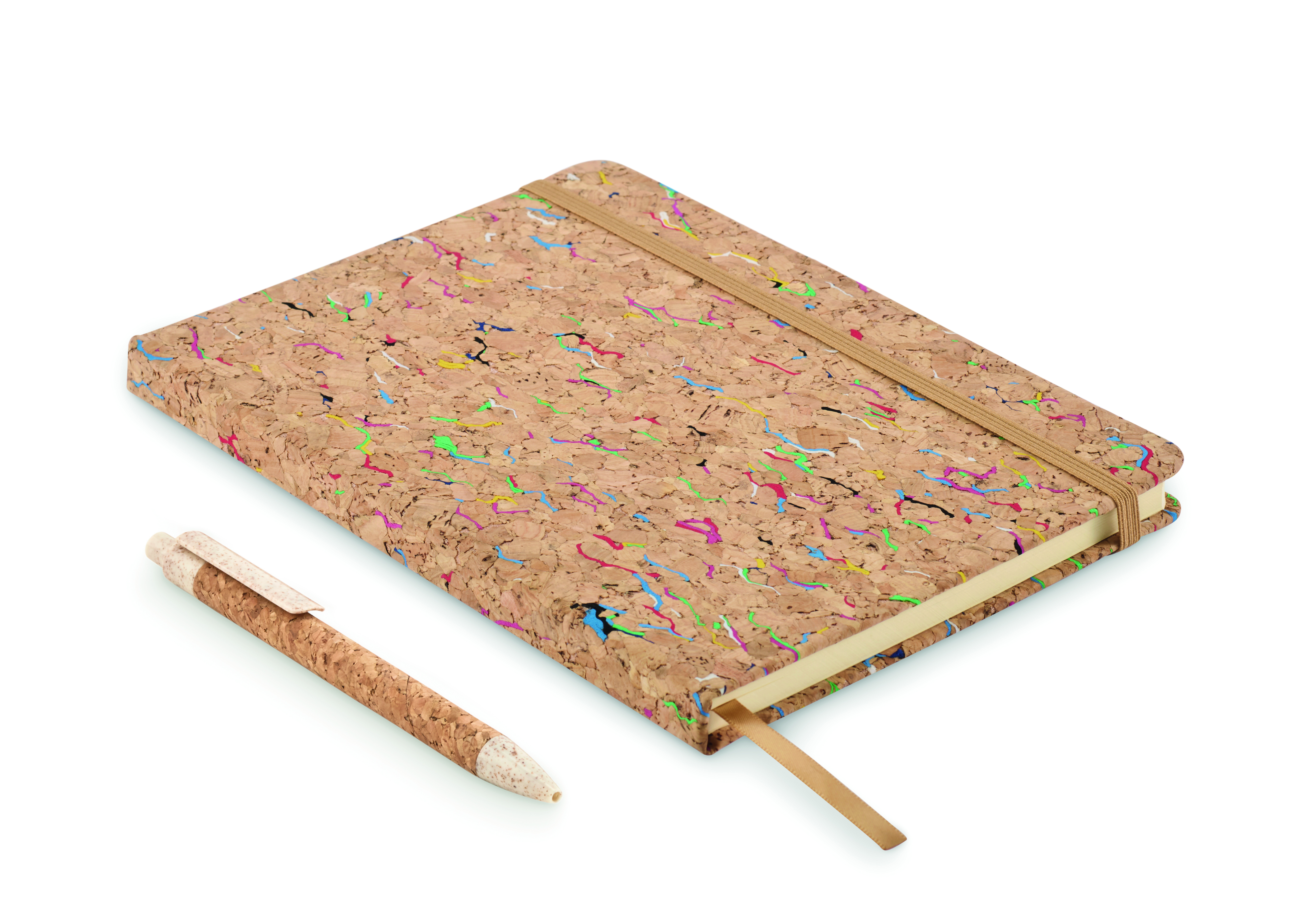 Carnet A5 coloré en liège