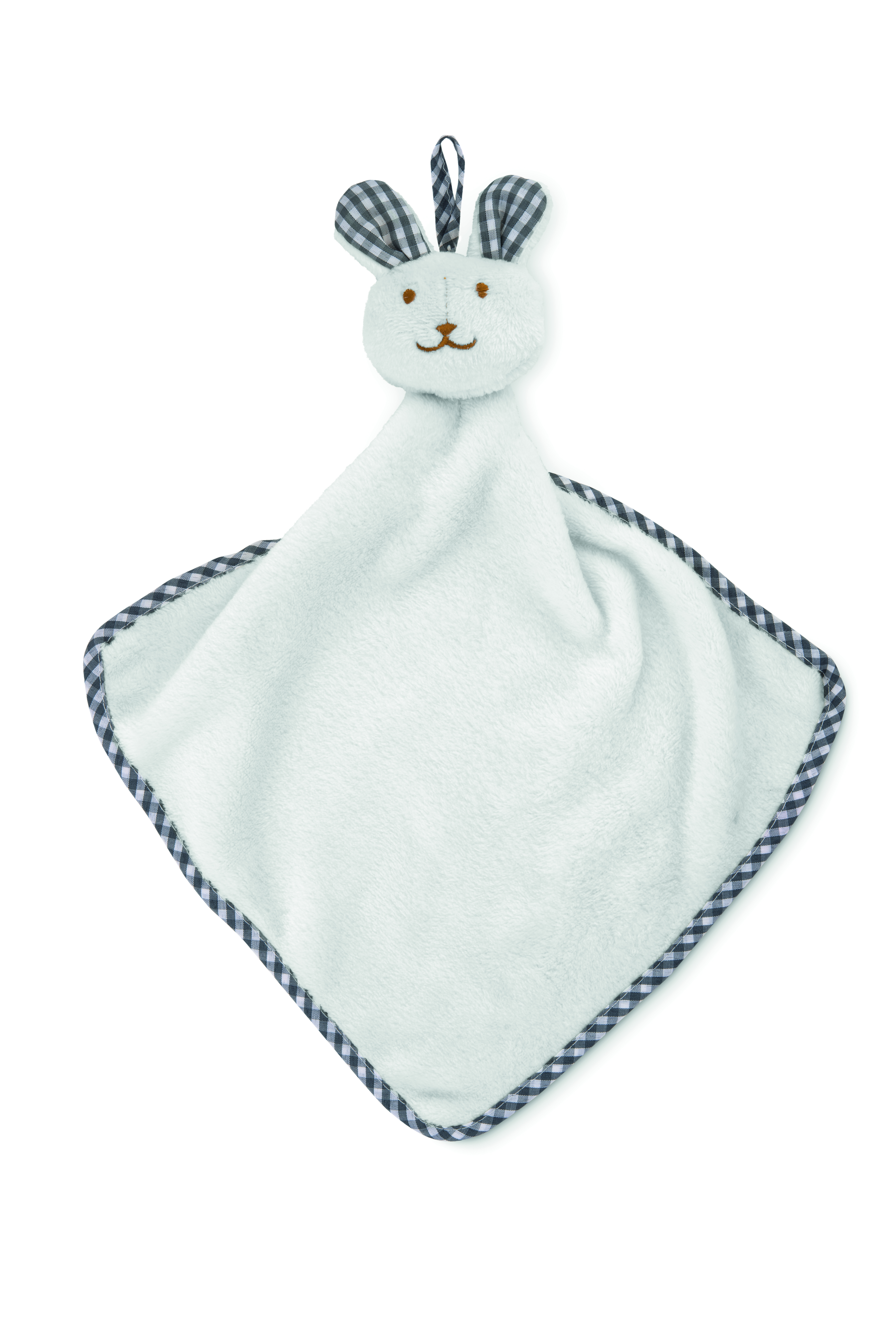 Serviette bébé lapin en peluche - Bébé