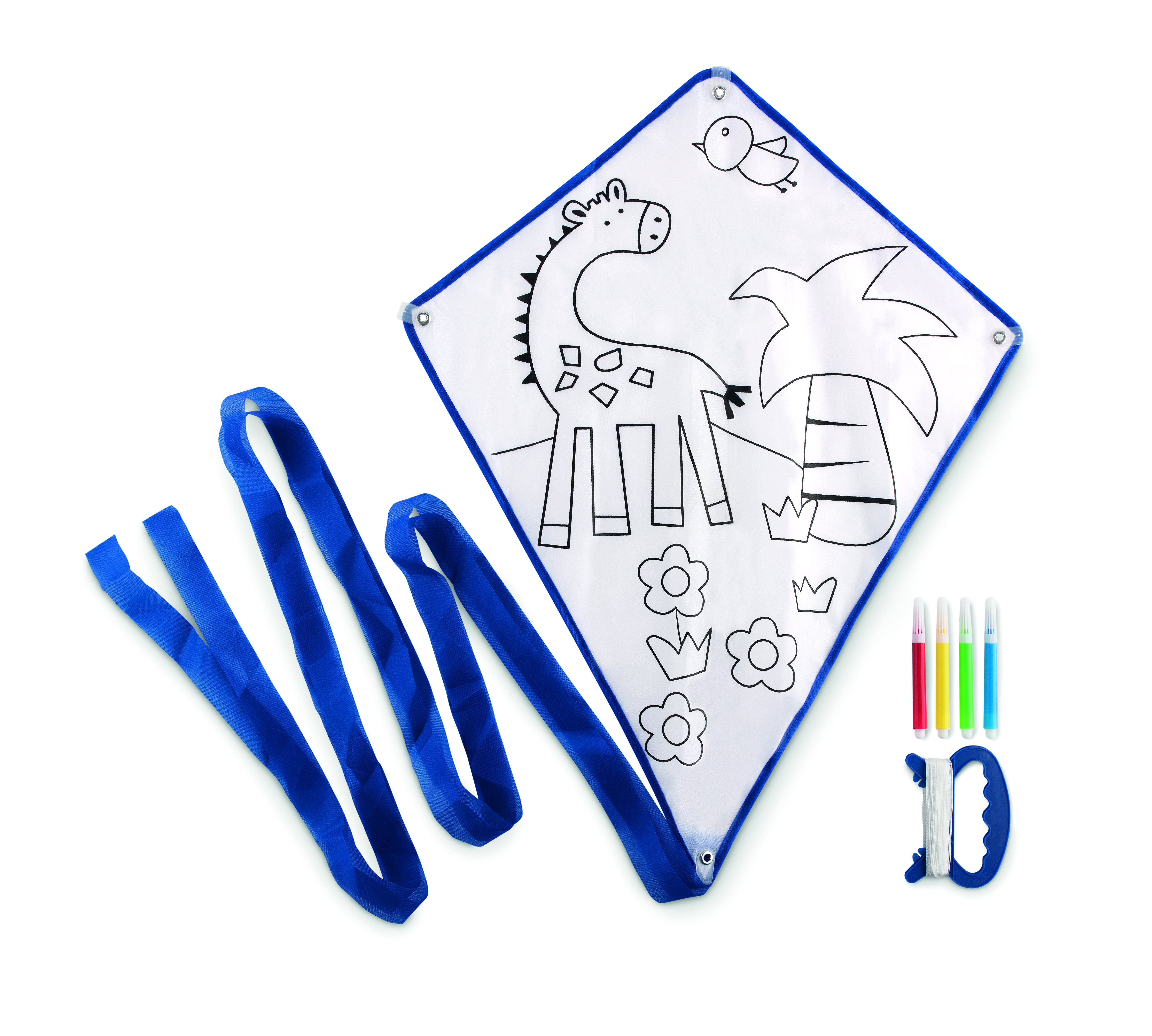 Cerf-volant à colorier pour enfant
