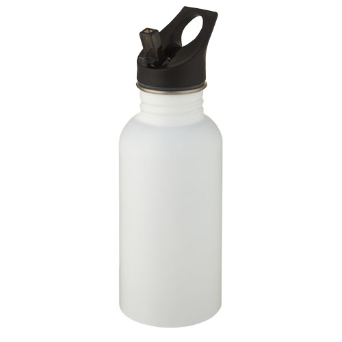 Bouteille de sport 500 ml Lexi avec paille en inox