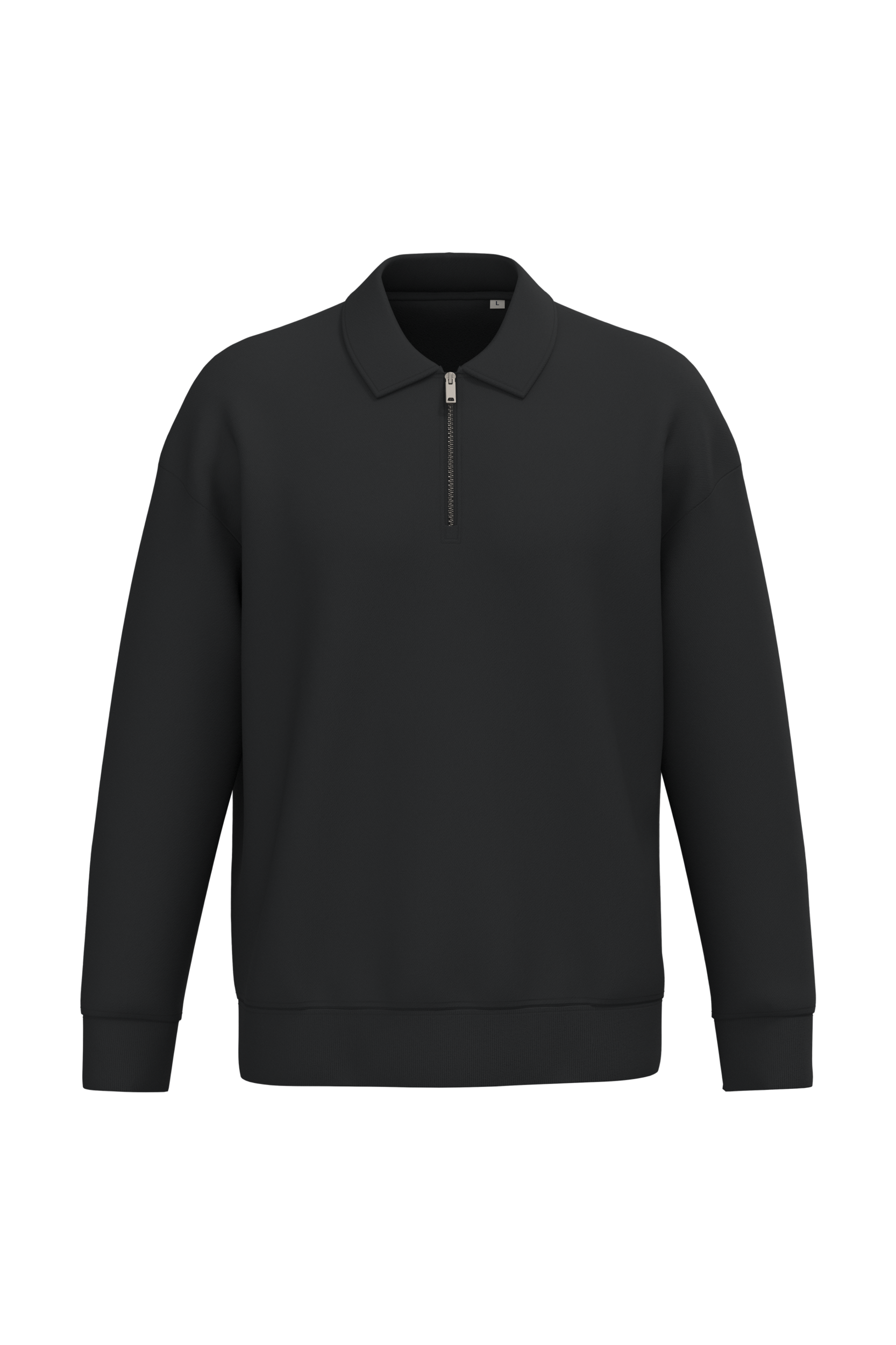 Sweat-shirt 1/4 zip NS432 en coton bio - Unisexe