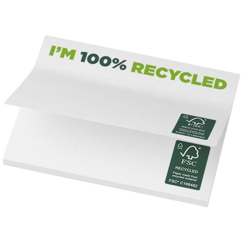 Notes adhésives recyclées 100 x 75 mm Sticky-Mate