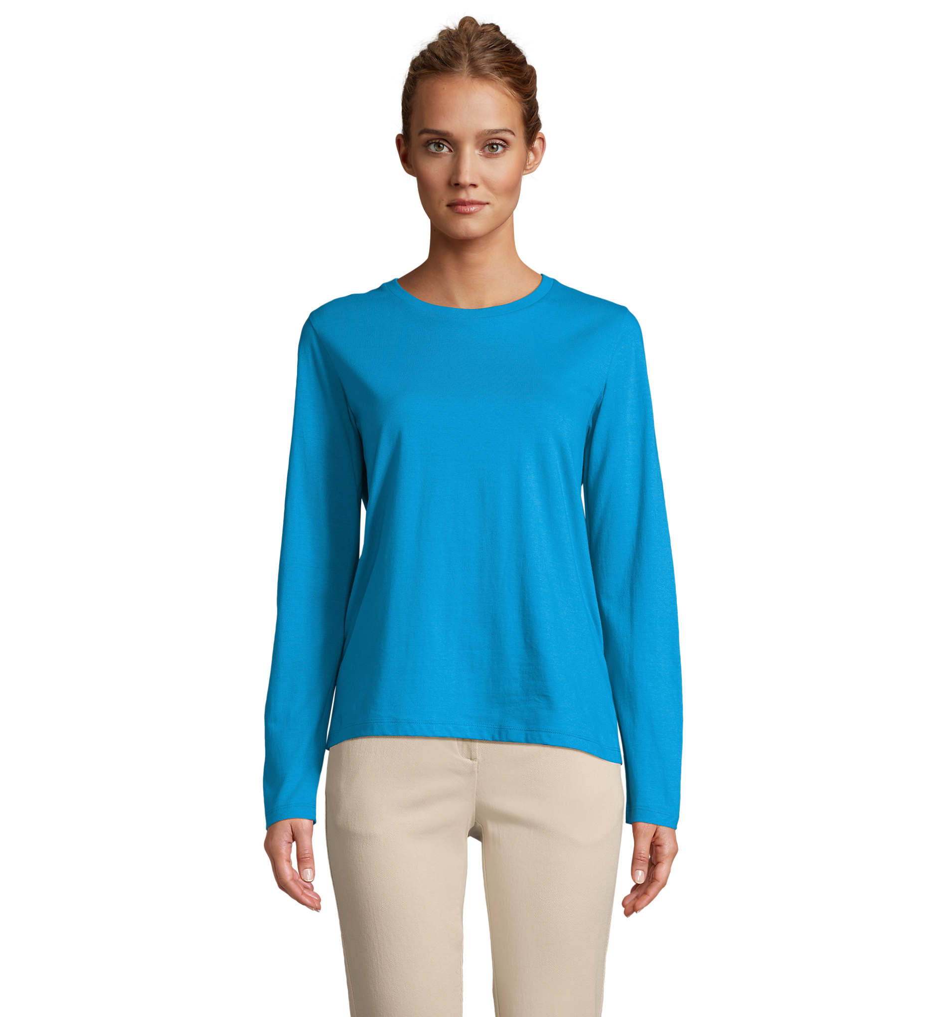 T-shirt Monarch manches longues en coton - Femme