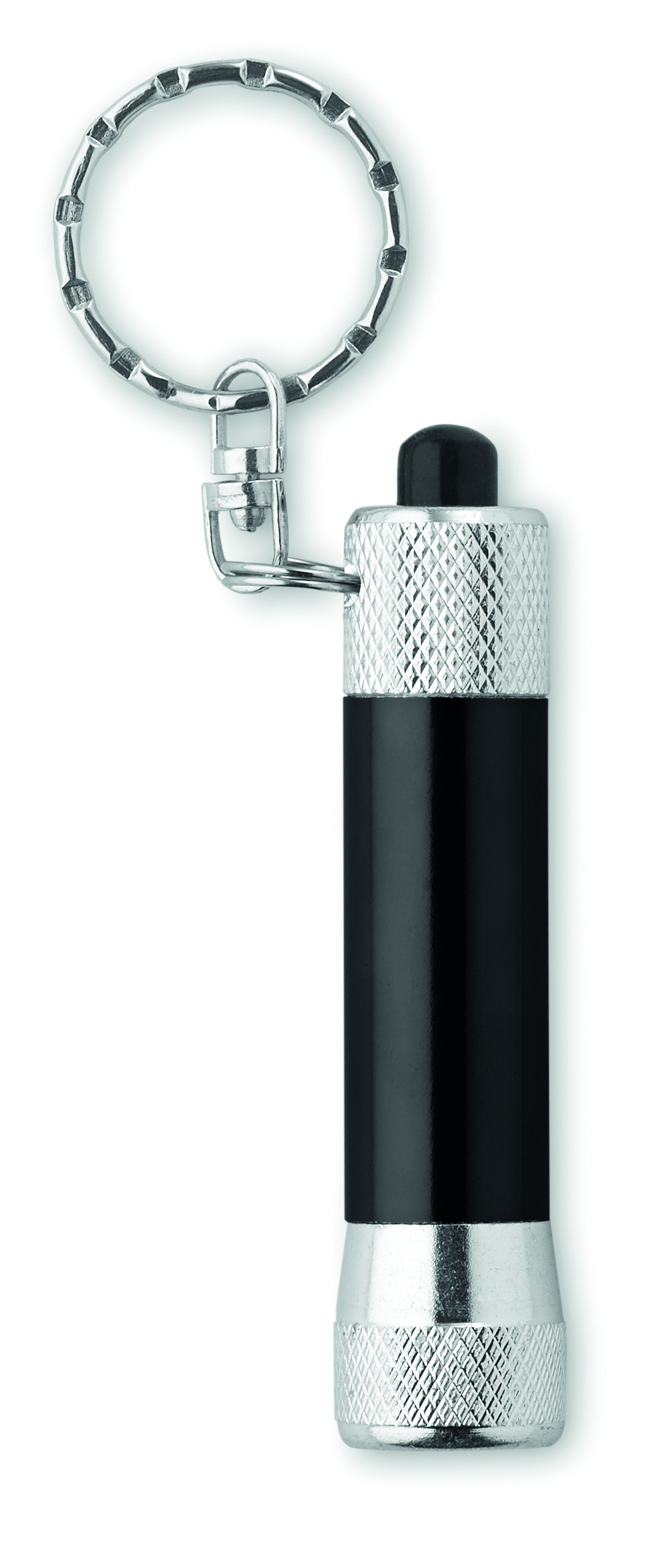 Mini lampe torche porte-clés LED en aluminium