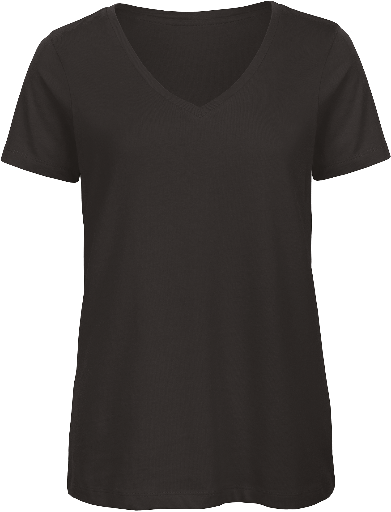 T-shirt Inspire col V en coton bio - Femme