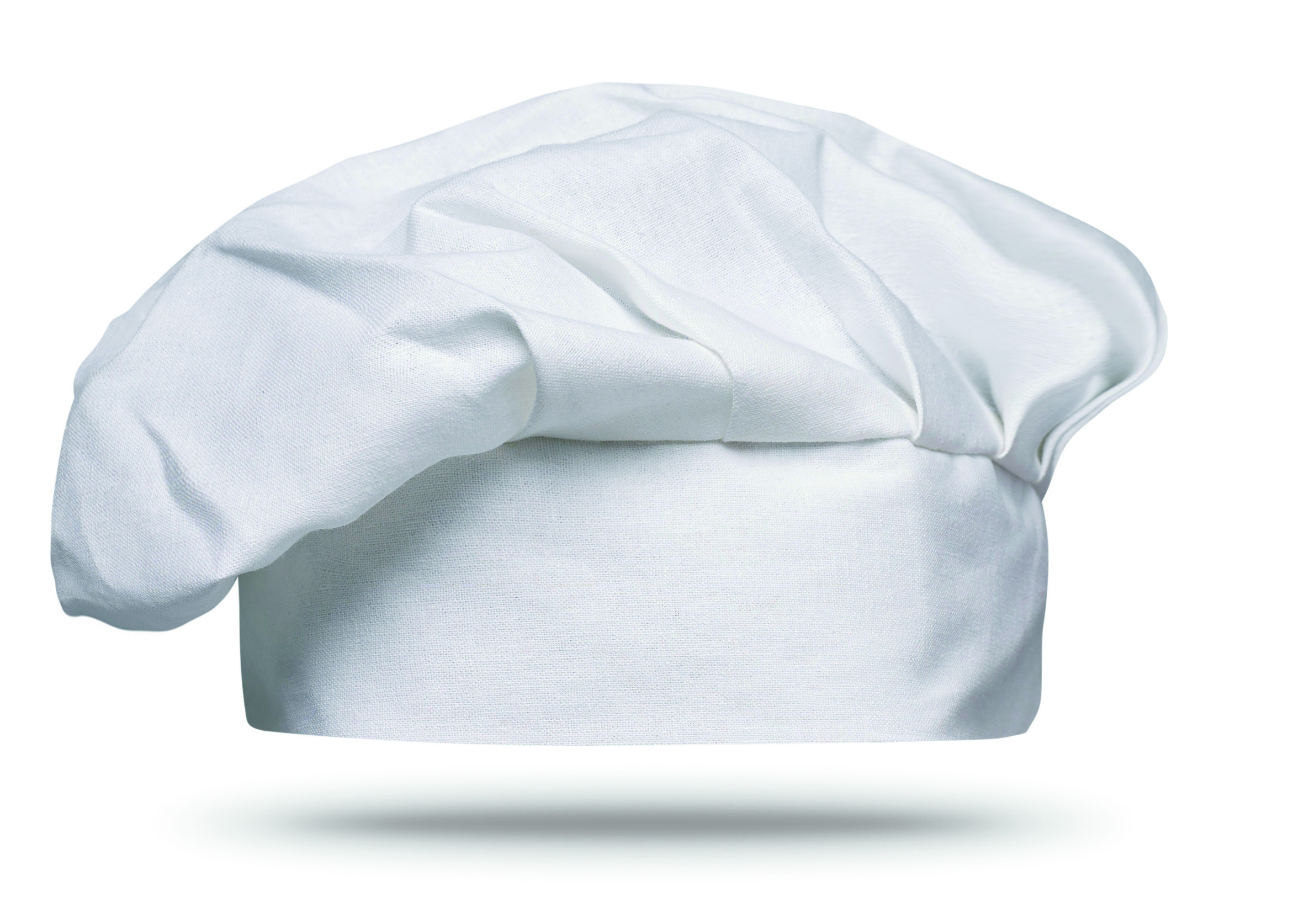 Toque de chef à fermeture autoagrippante en coton - Unisexe