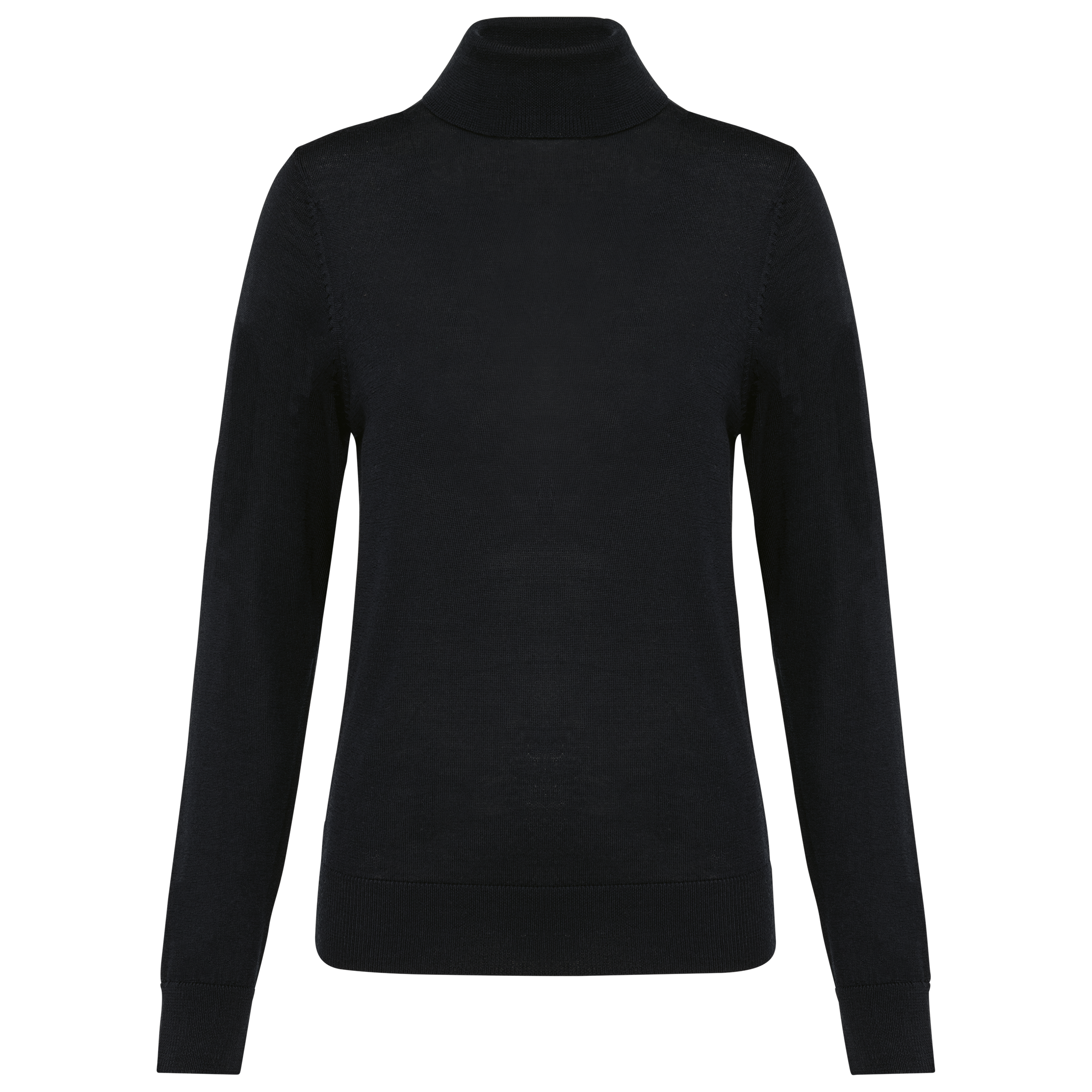 Pull col roulé Mérinos PK913 en laine - Femme