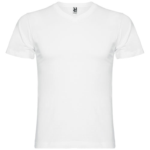 T-shirt Samoyedo col V en coton - Homme