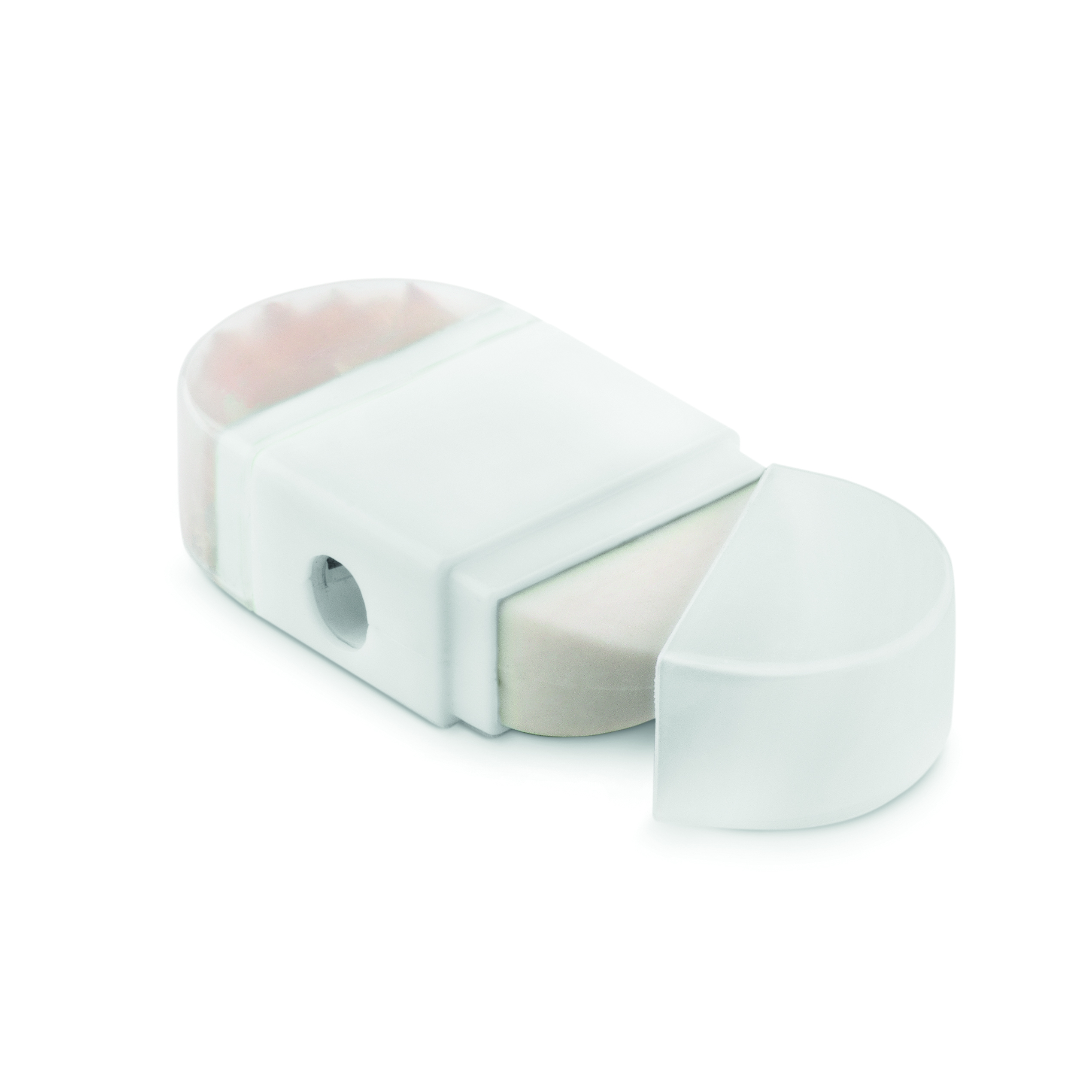 Taille-crayon et gomme 2 en 1