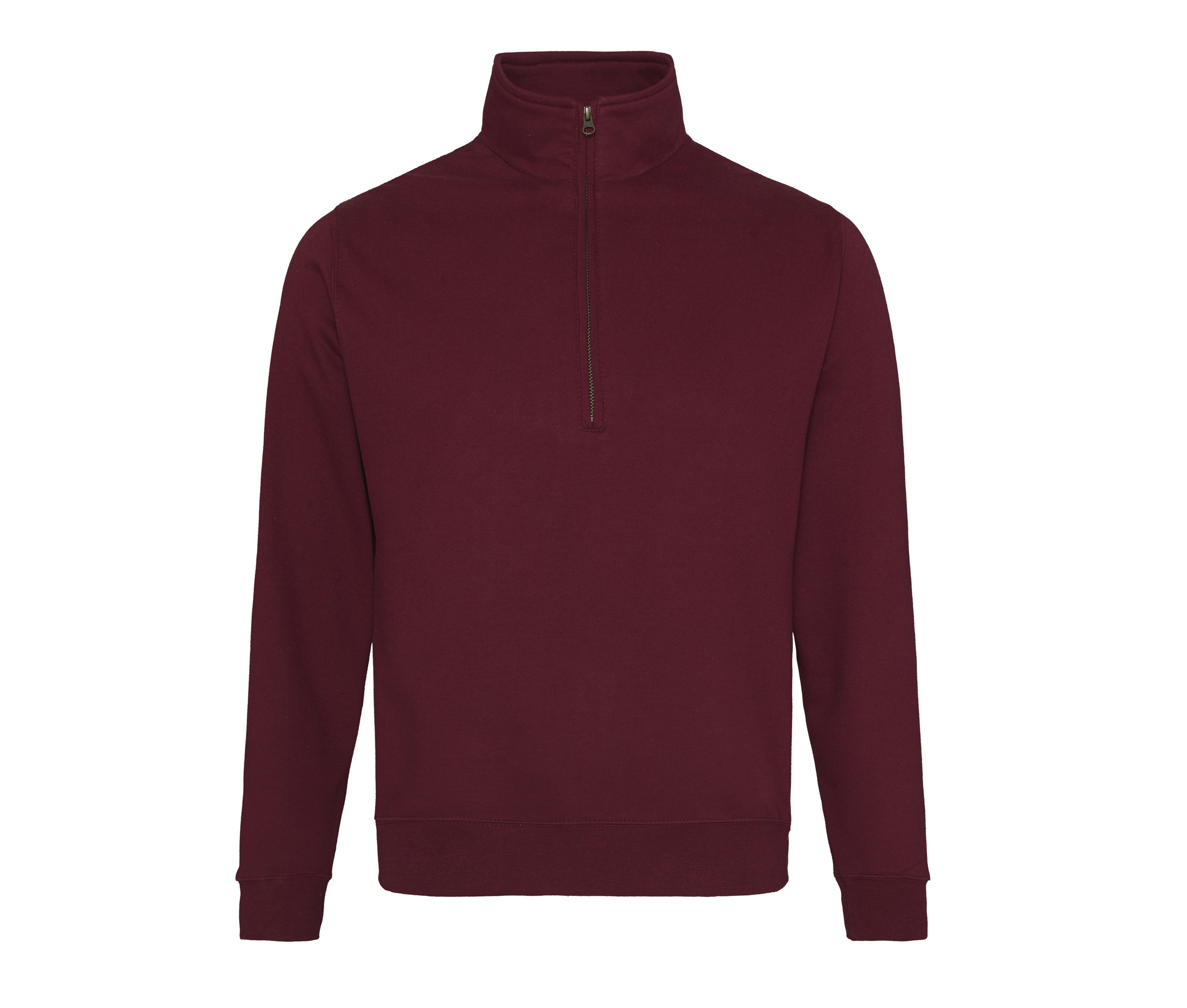 Sweat-shirt 1/4 zip Sophomore JH046 en polycoton - Unisexe