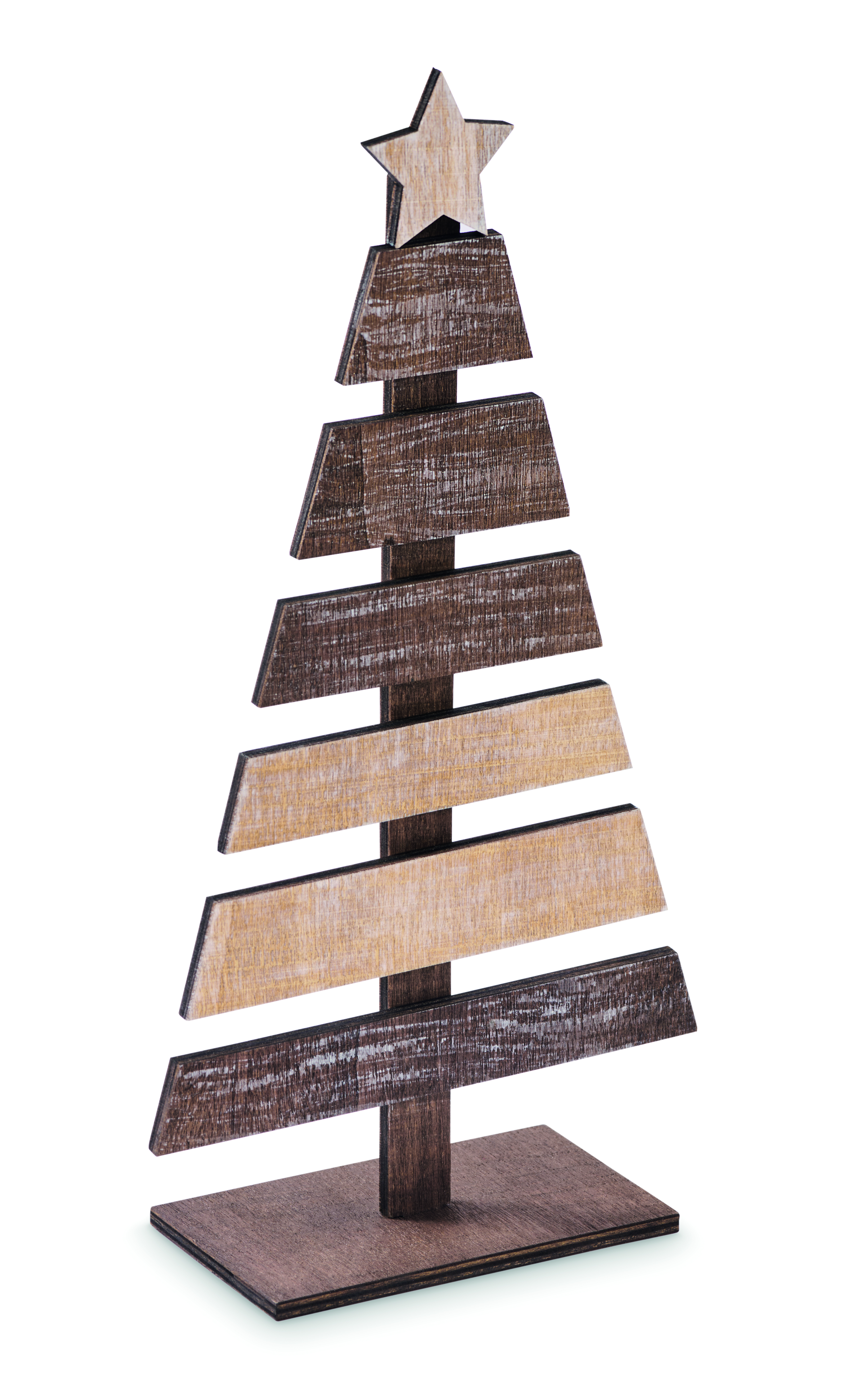Décoration sapin de Noël en bois