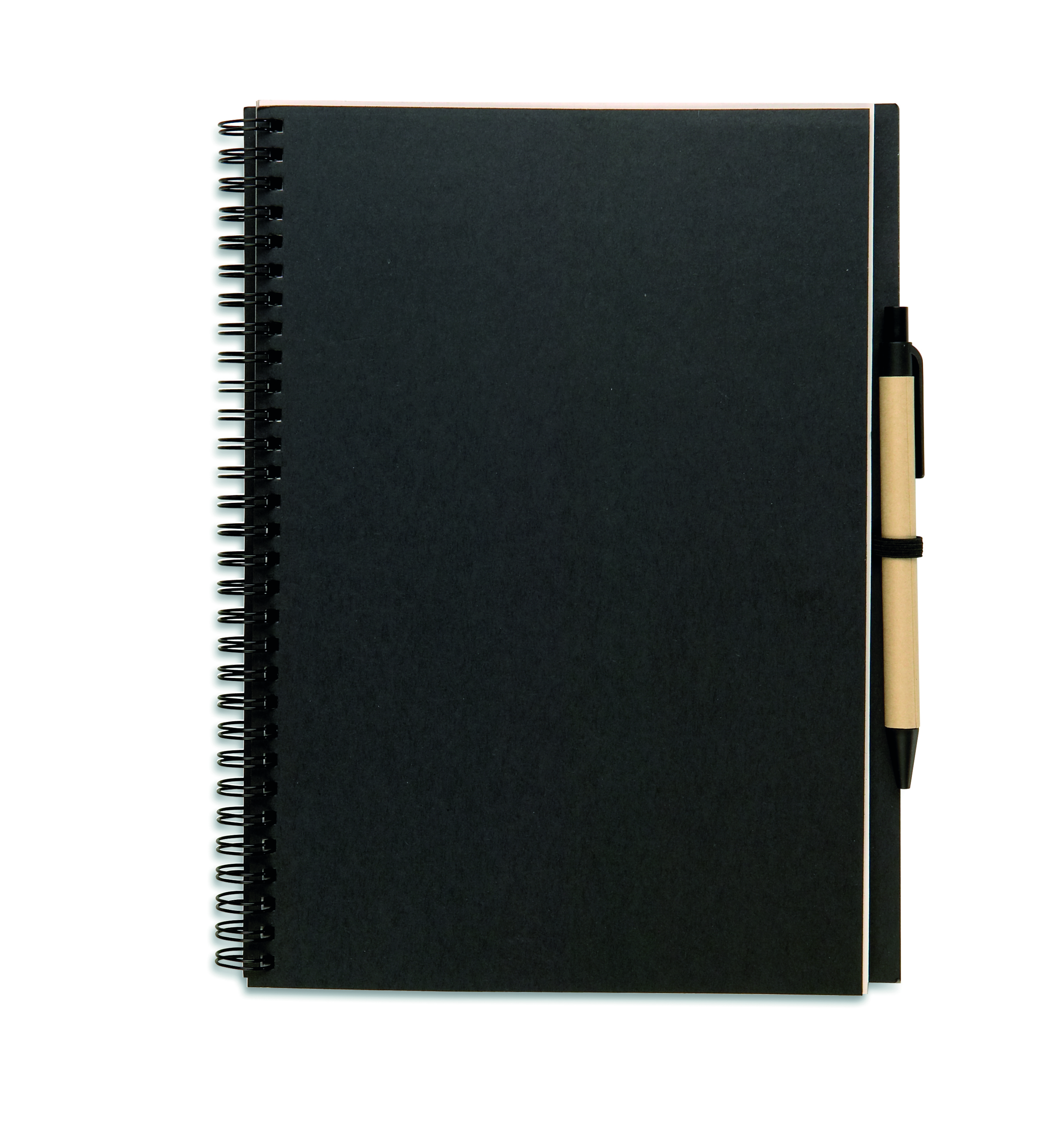 Carnet à spirale 100 pages avec stylo en papier recyclé